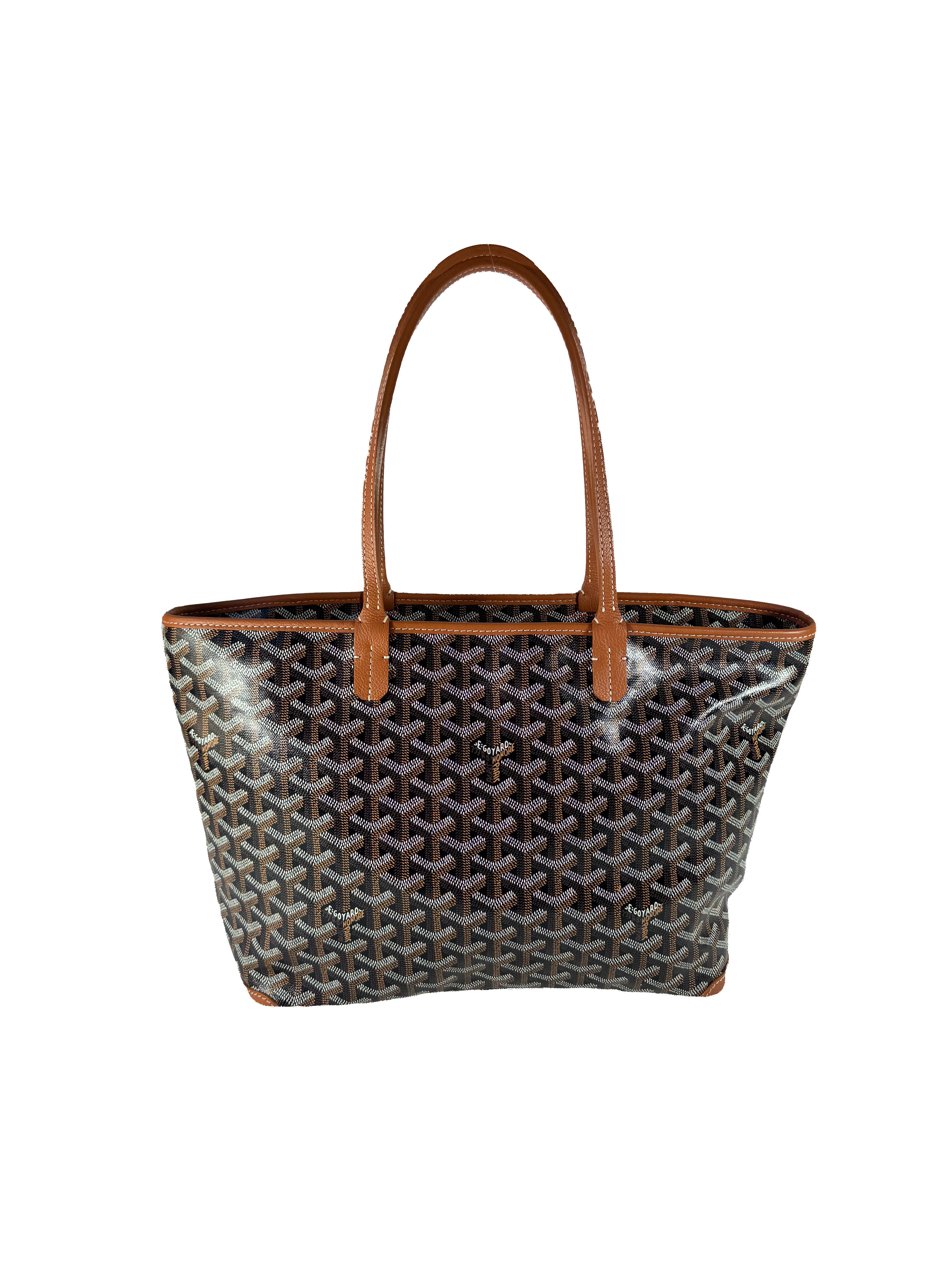 Goyard Goyardine Artois PM Black Gold SOA 120220