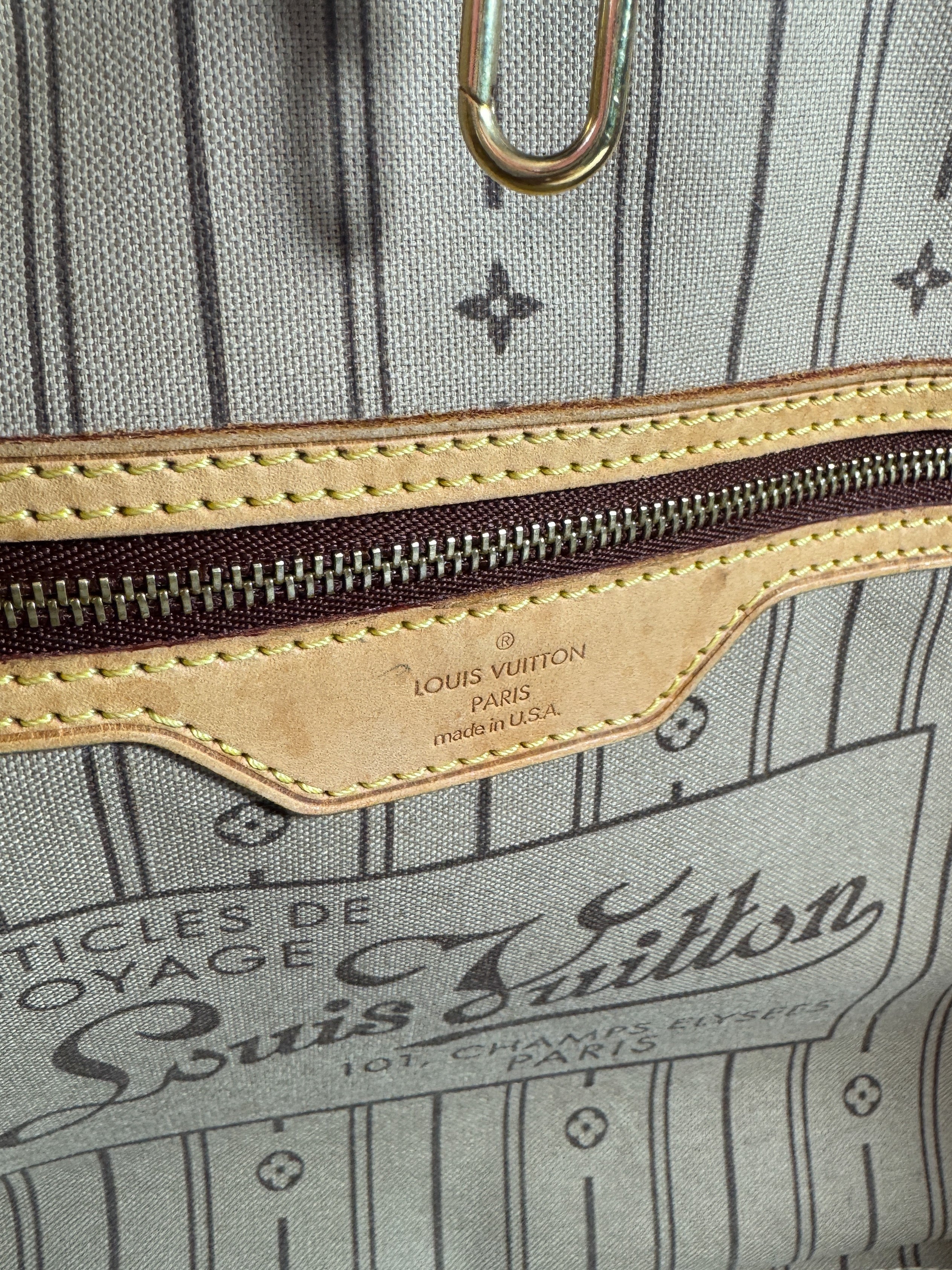 Louis Vuitton monogram Neverfull MM SD2115