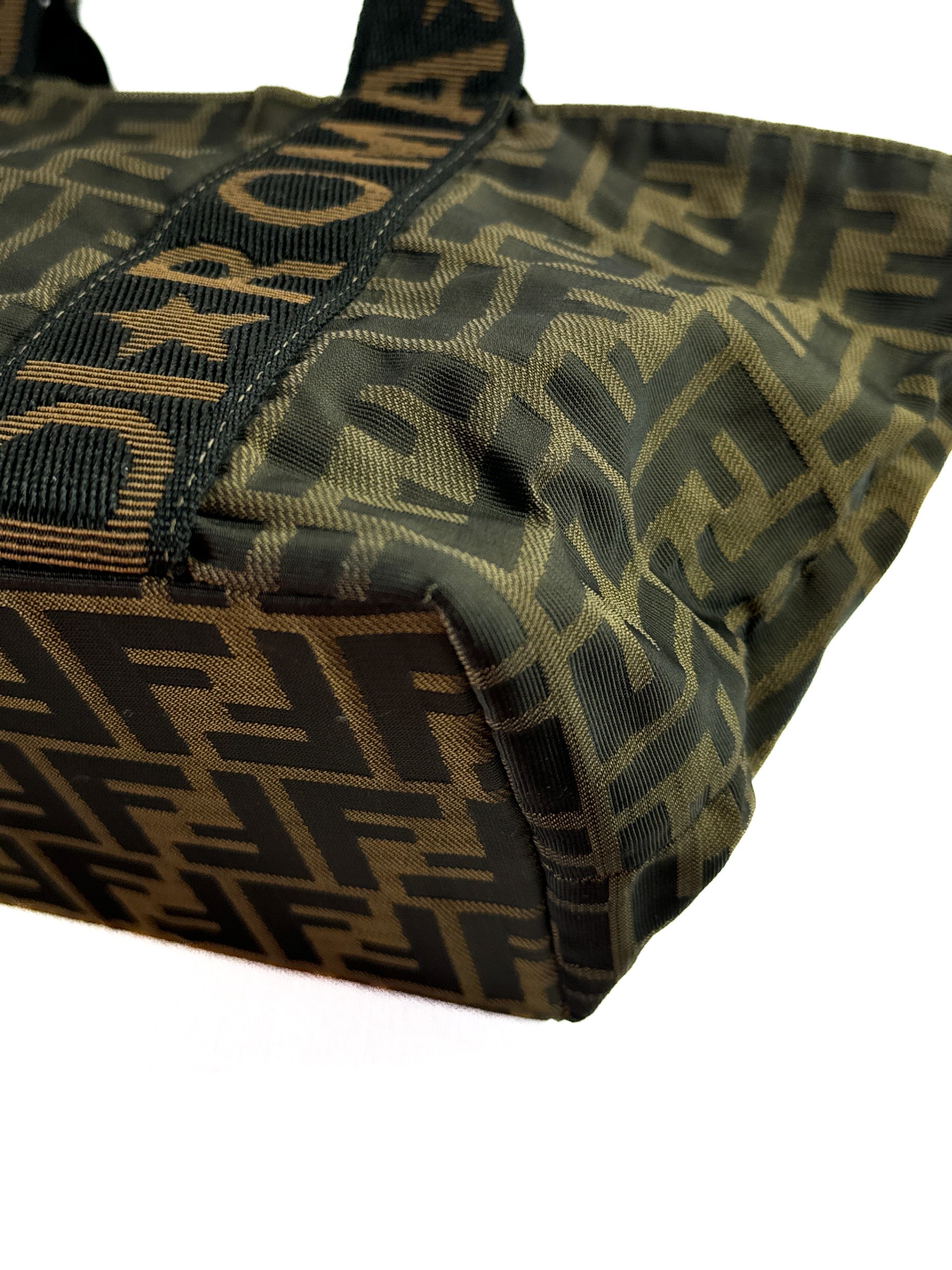 Fendi Zucca nylon mini 1925 tote