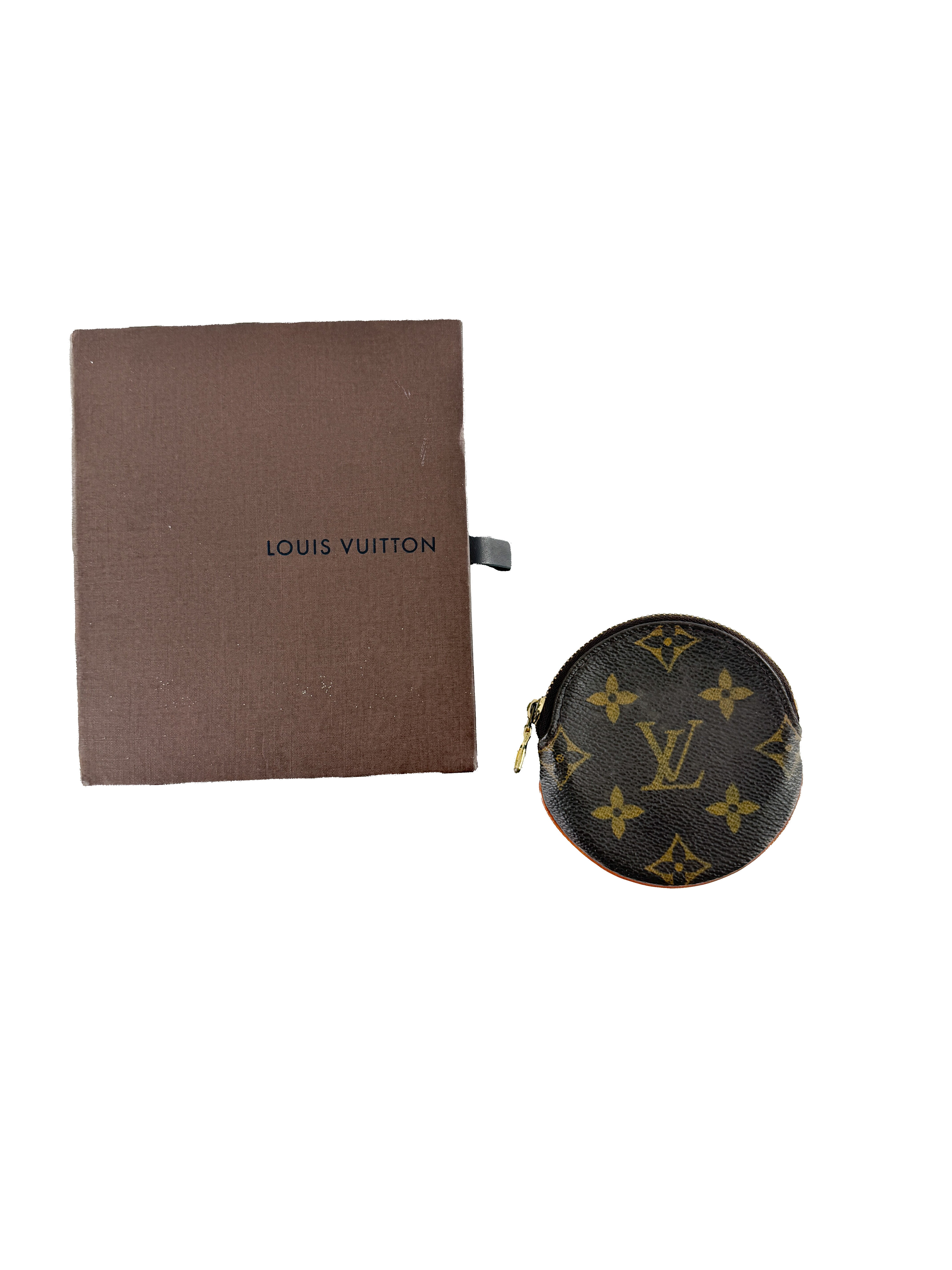 Louis Vuitton monogram Porte Monnaie round coin wallet