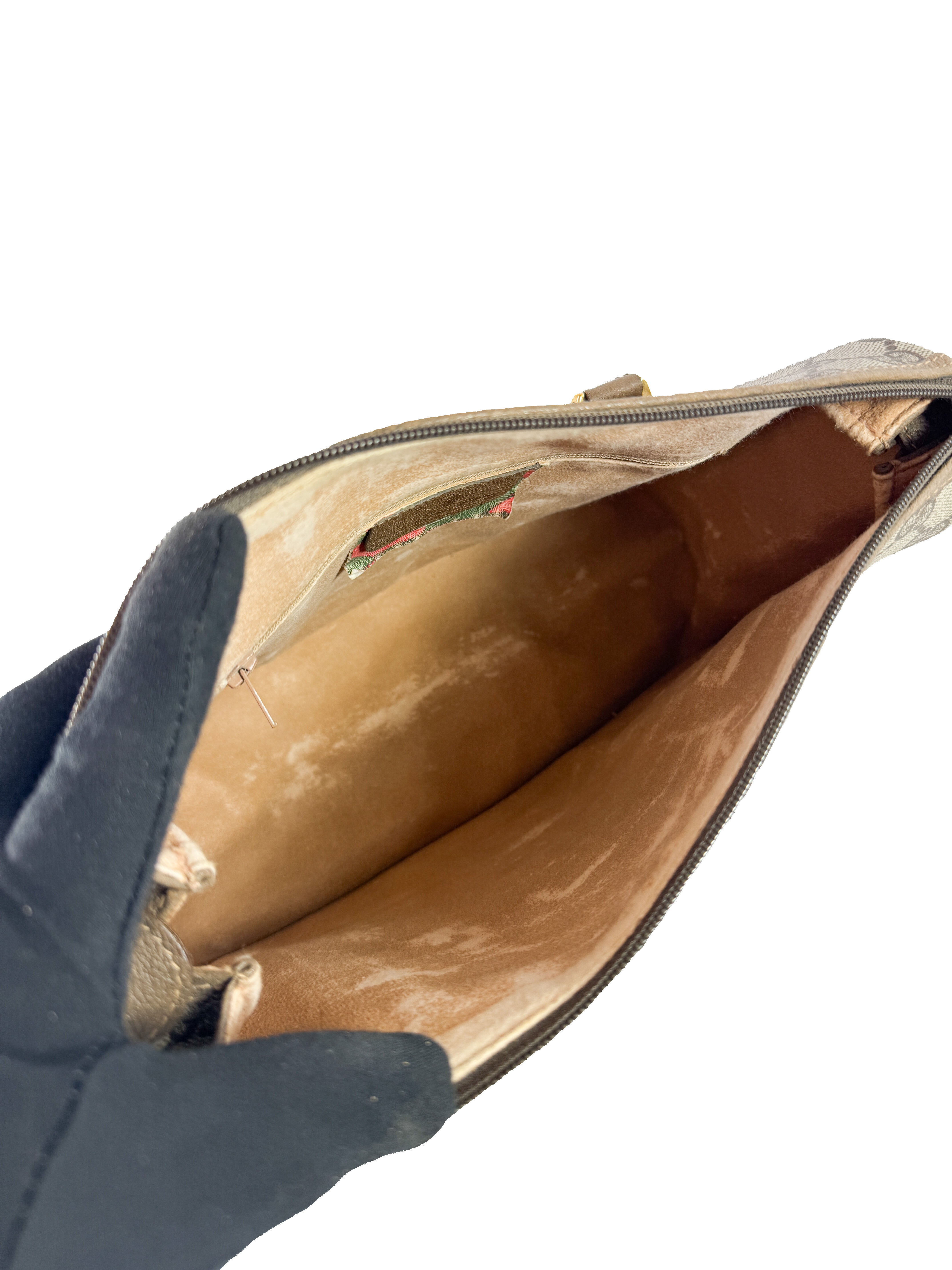 Gucci brown vintage Sherry line tote 4102039