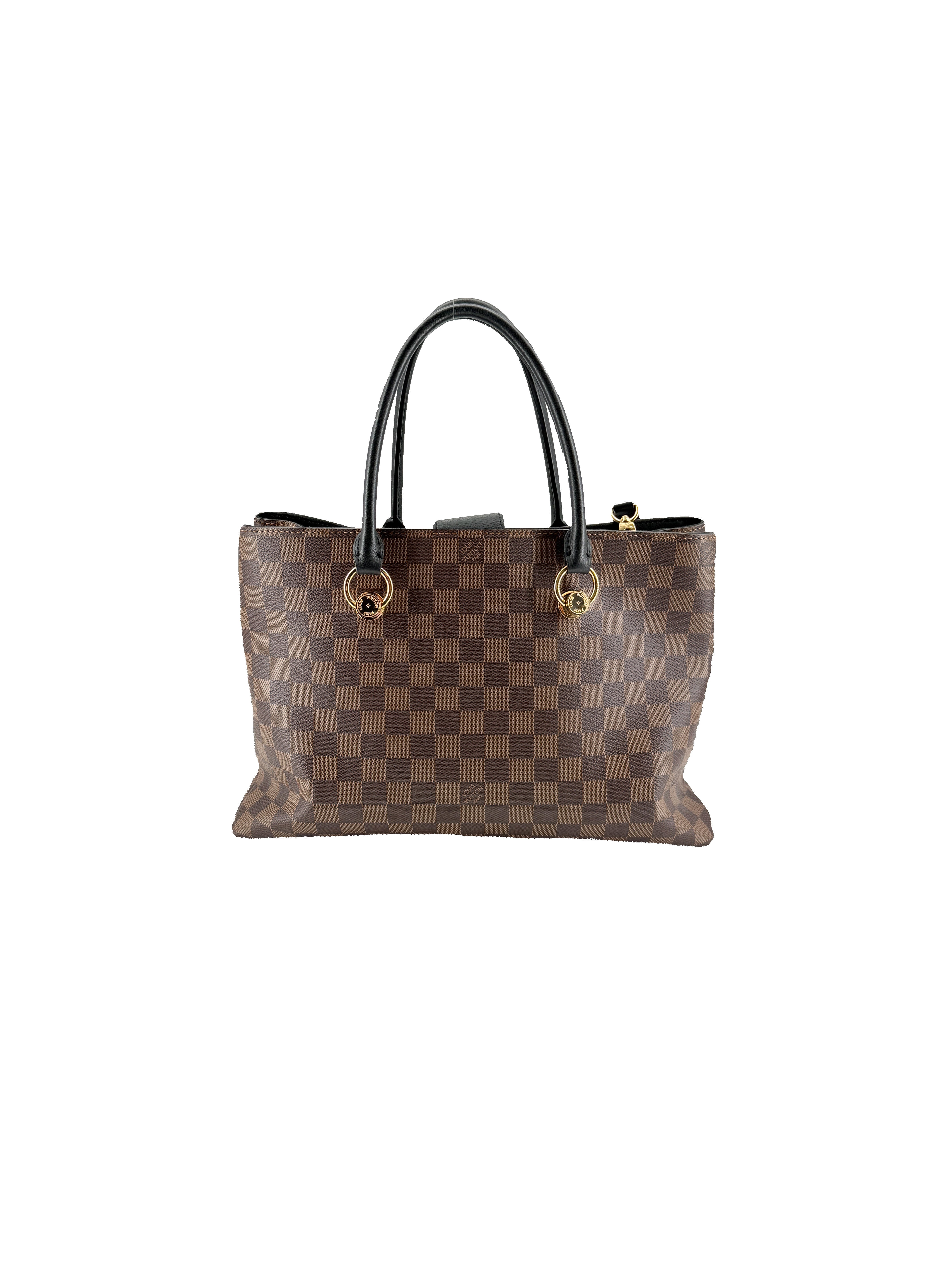 Louis Vuitton damier Ebene Riverside tote DU3290