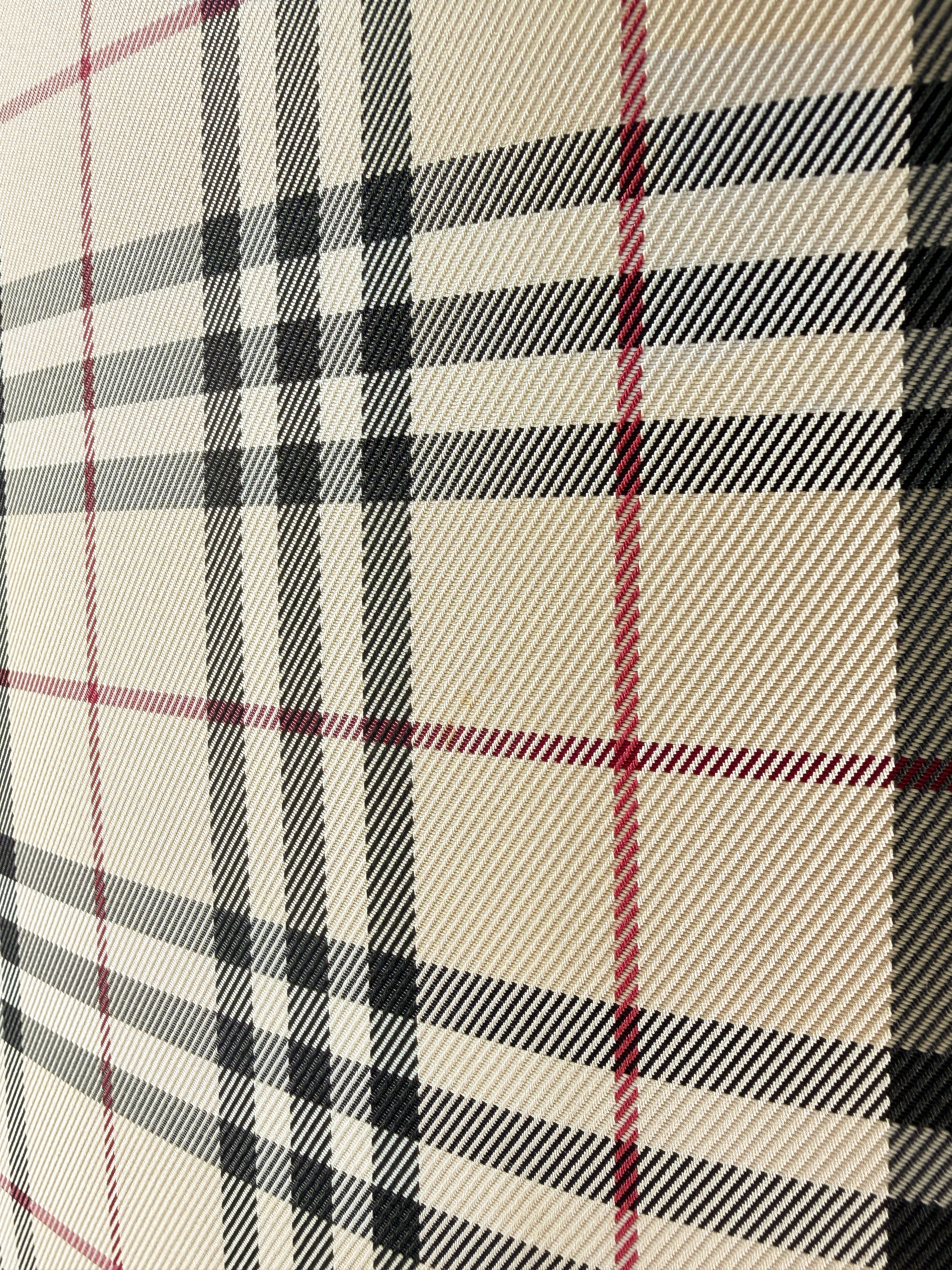 Burberry vintage canvas check small suitcase