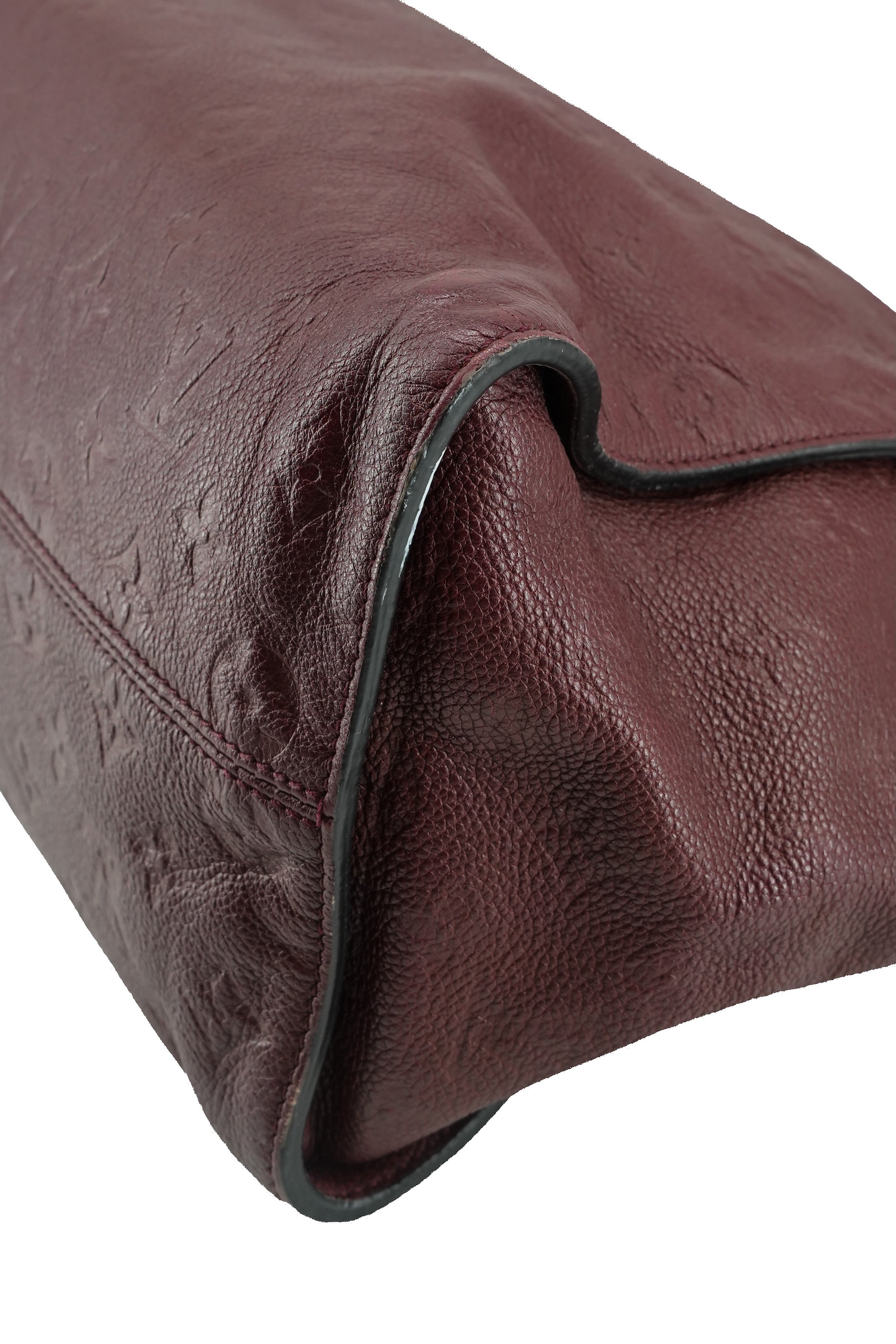 Louis Vuitton burgundy empreinte Lumineuse GM VI0191