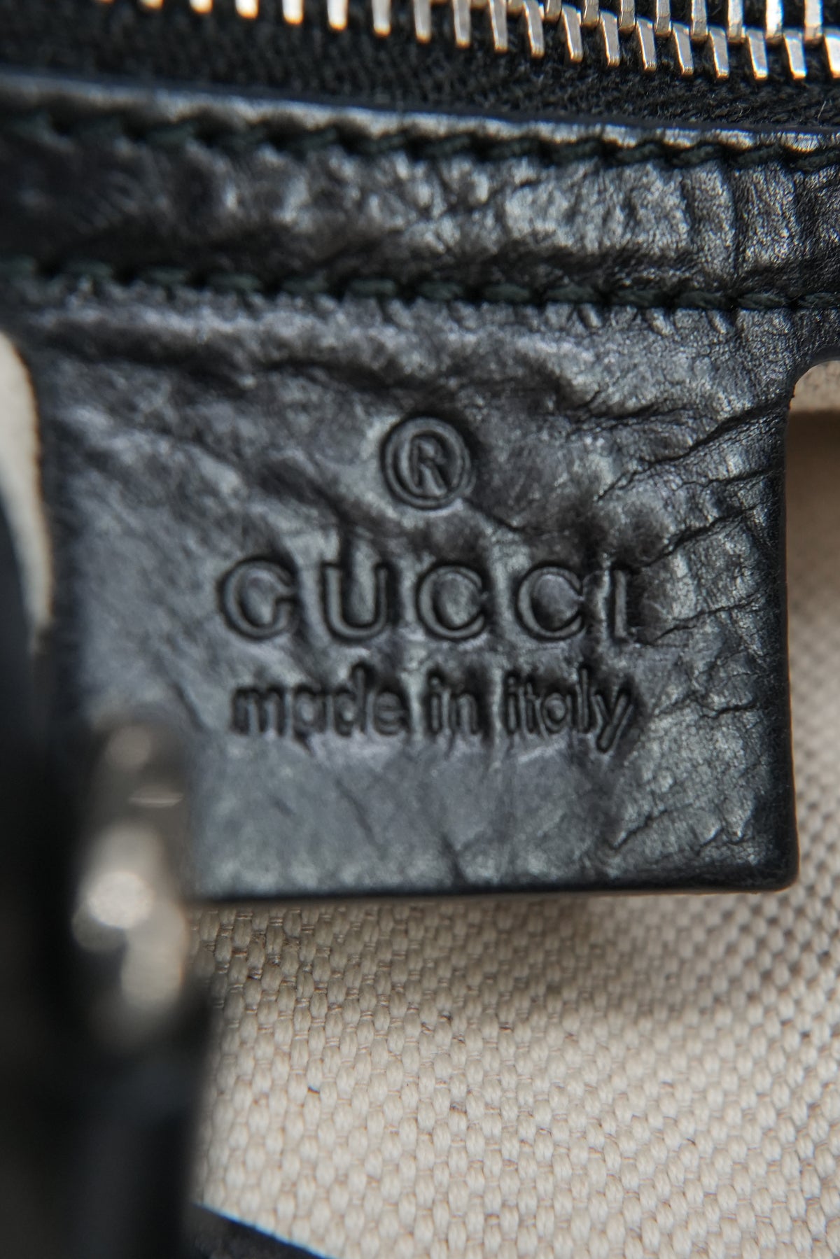 Gucci black Ribot horse tote 502752