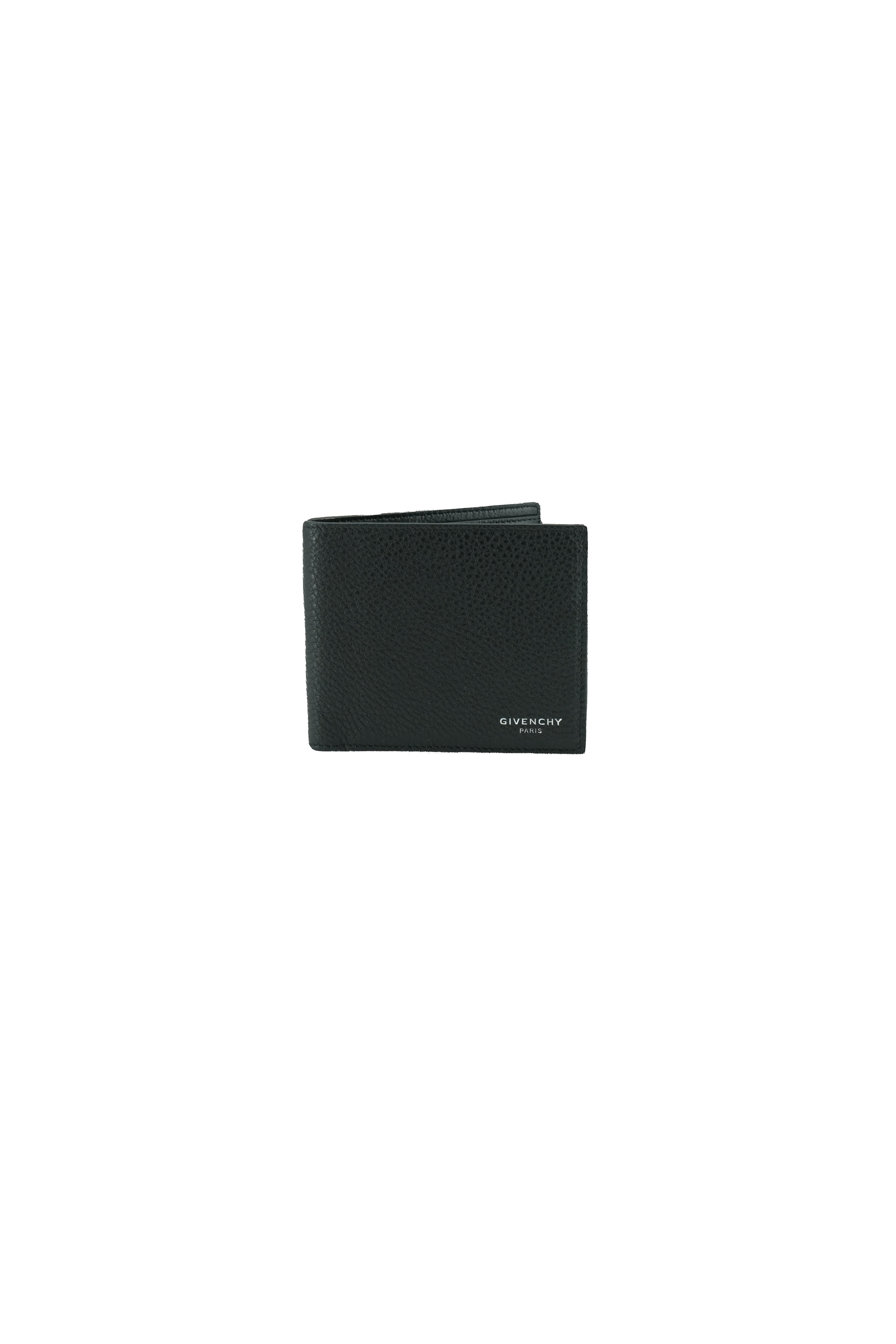 Givenchy black leather bifold wallet