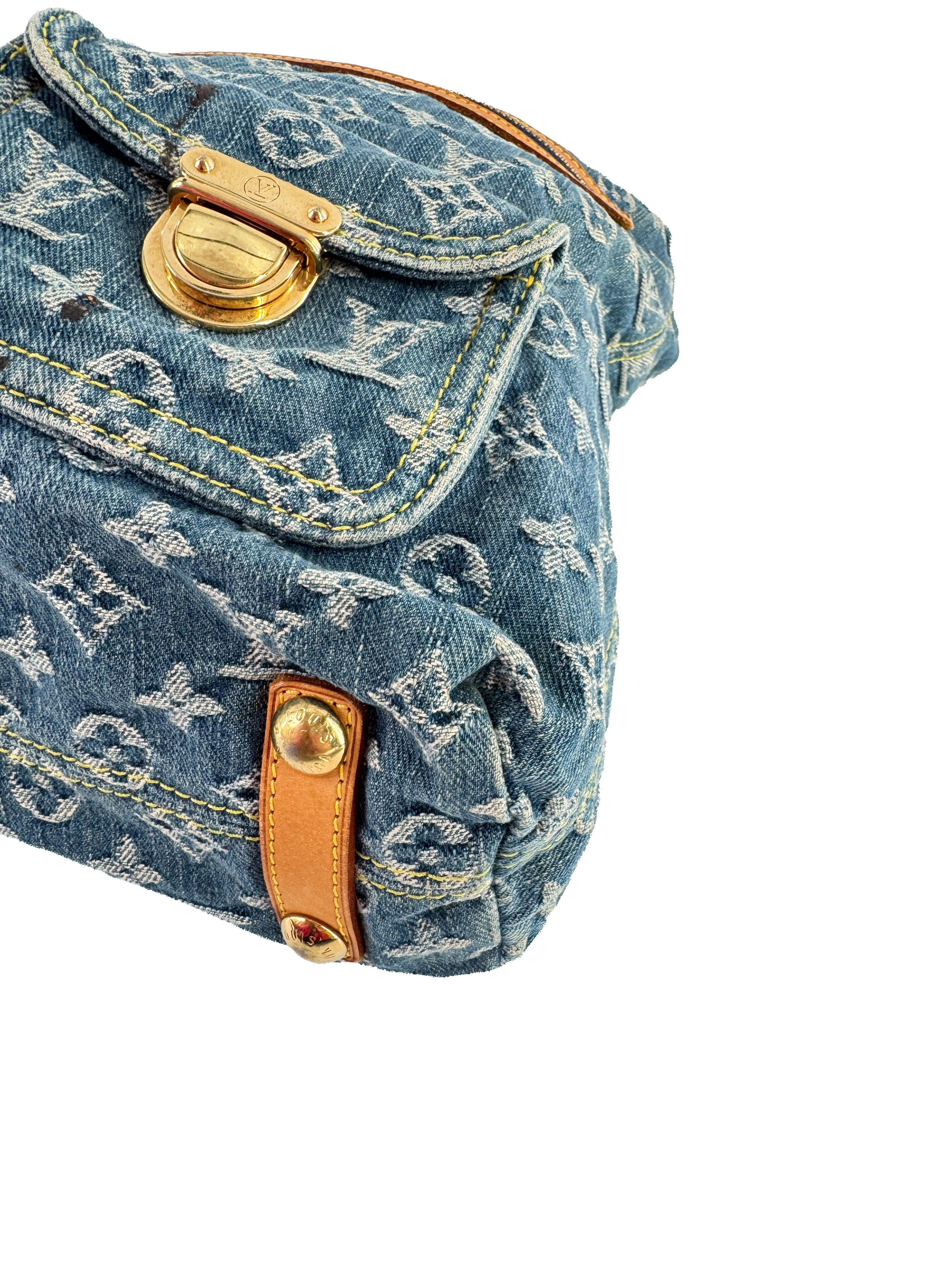 Louis Vuitton monogram denim Baggy GM FL1005