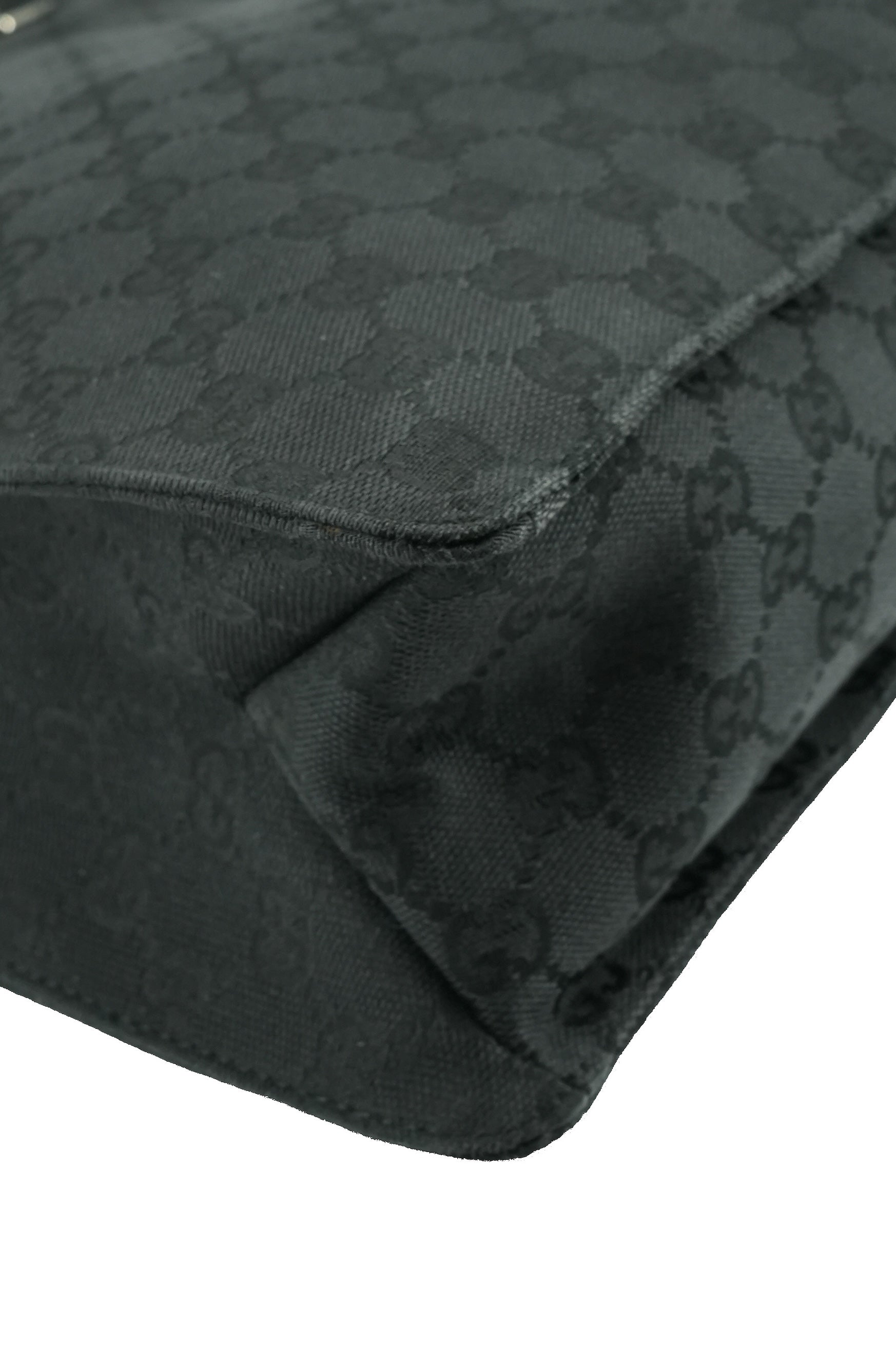 Gucci black signature cloth Eclipse bag 120842 208993
