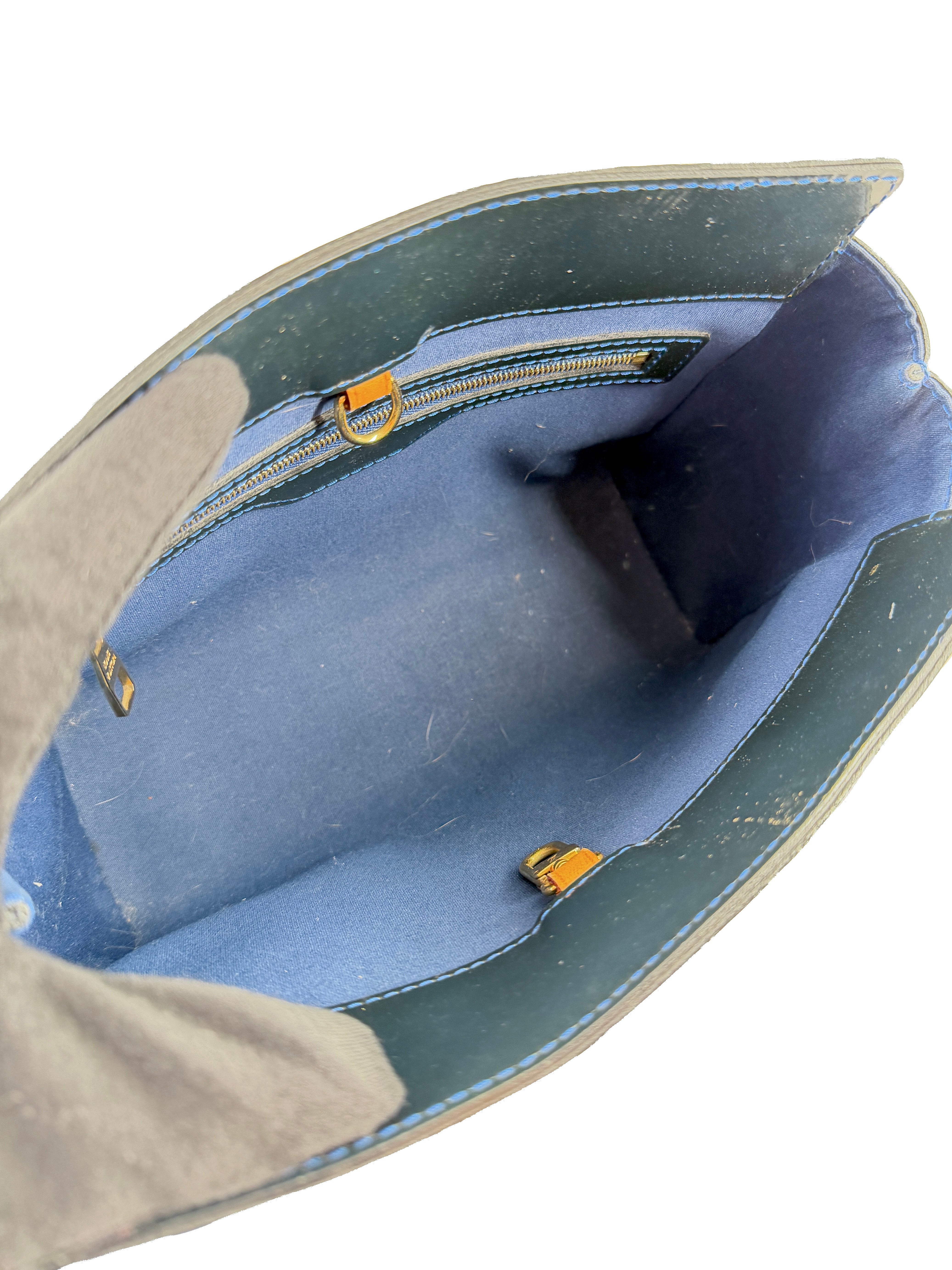 Louis Vuitton vernis Catalina BB navy tote SN1163