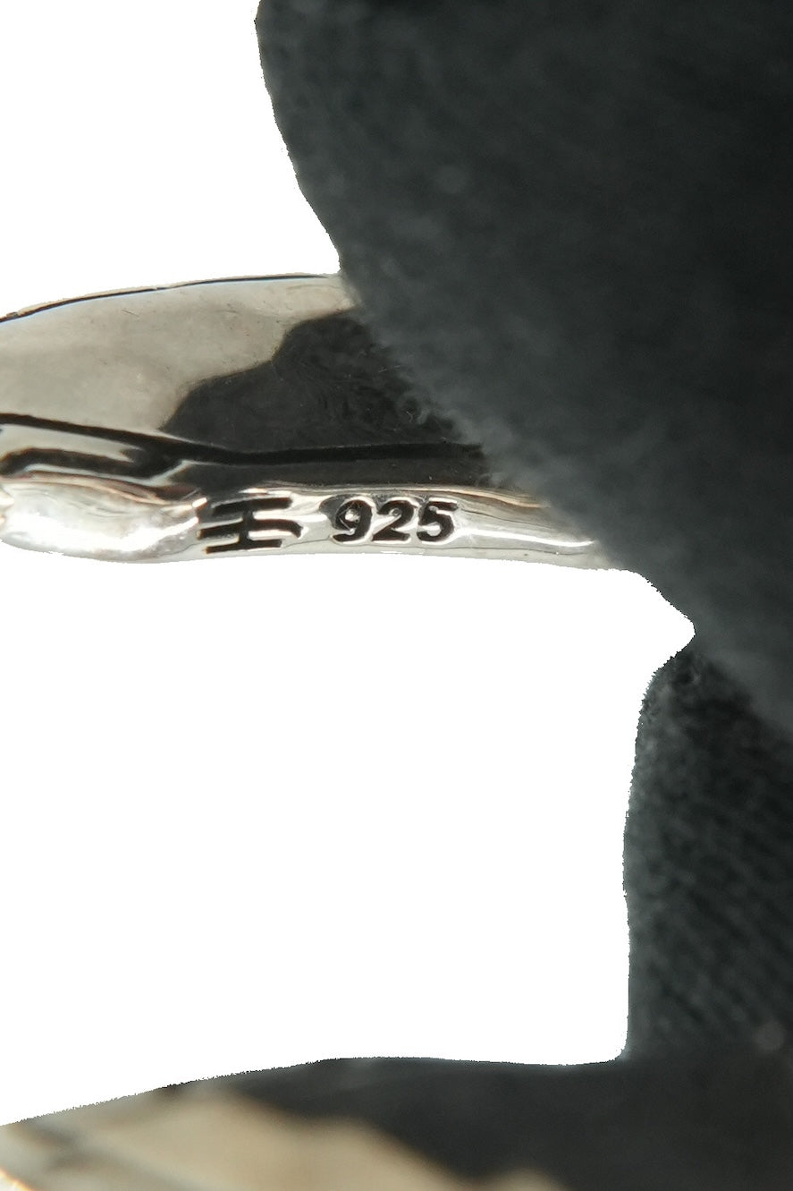John Hardy sterling silver, gold hammered reversible hoop earrings