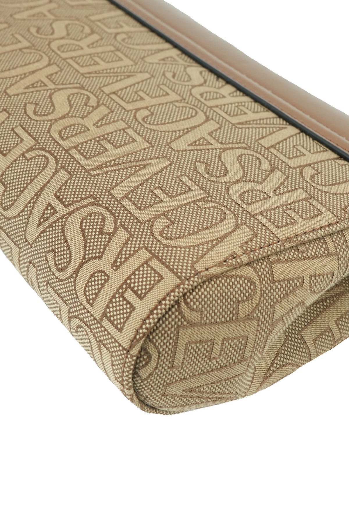 Versace brown La Medusa canvas leather crossbody NWT