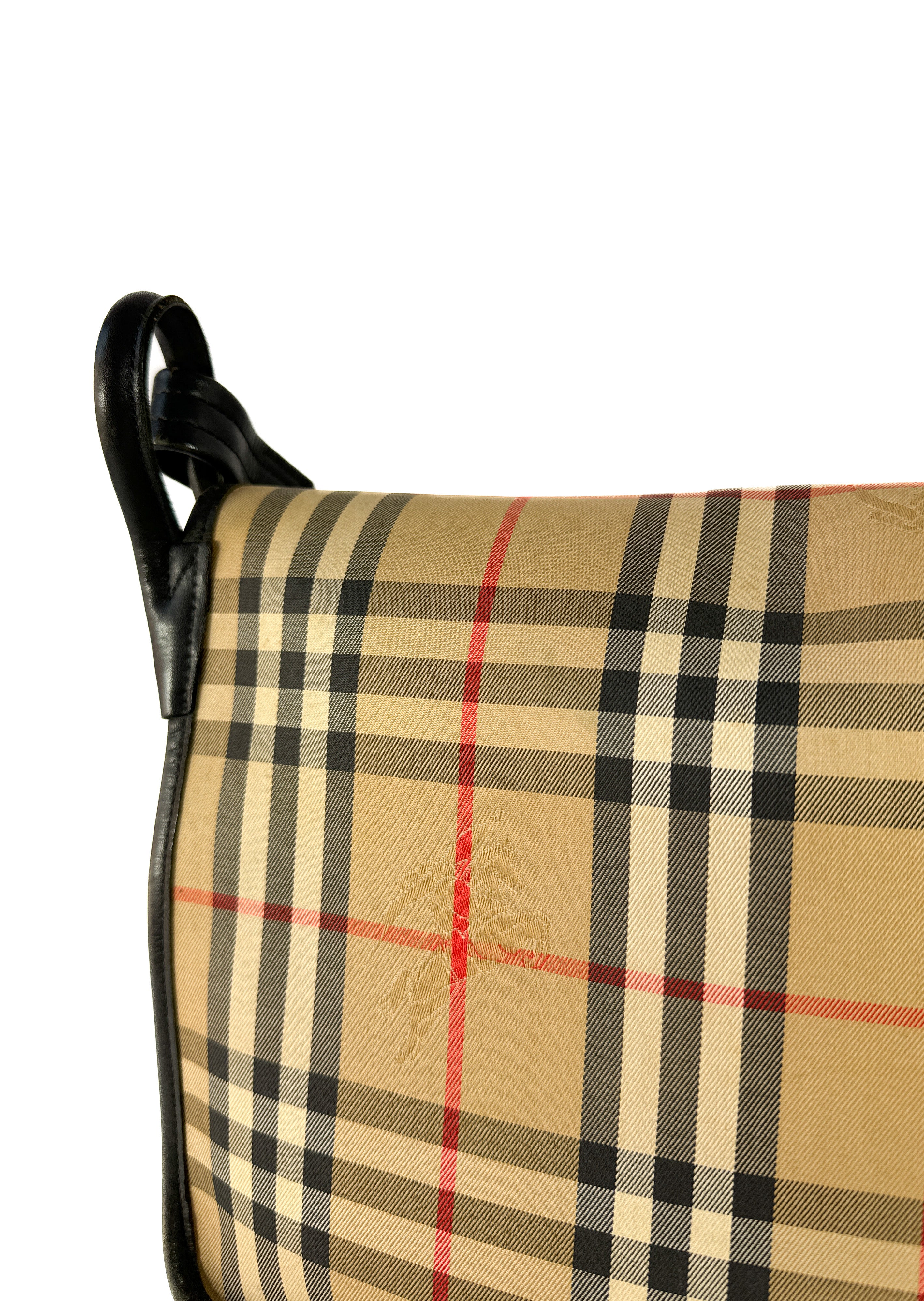 Burberrys vintage check messenger bag