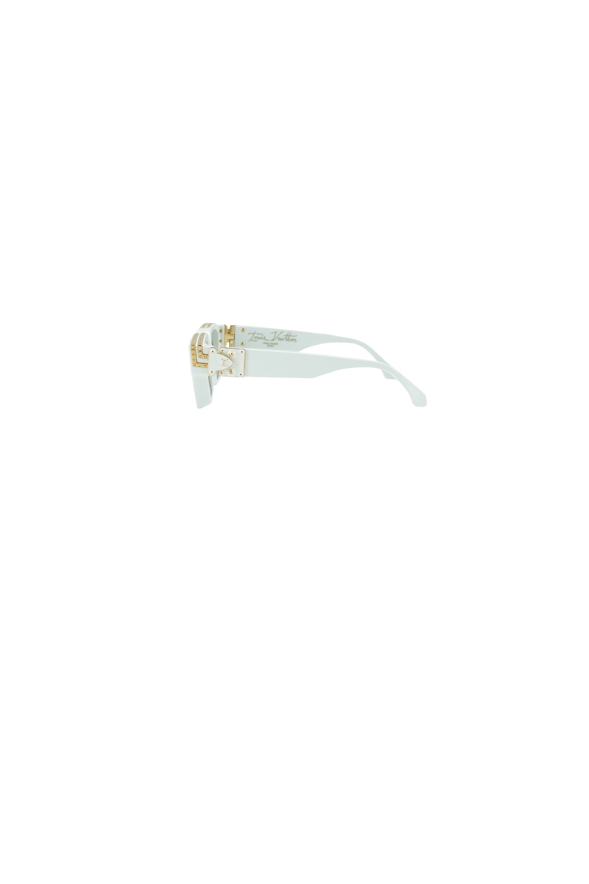 Louis Vuitton white 1.1 Millionaires sunglasses Z1166W