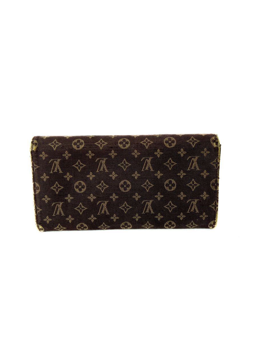 Louis Vuitton brown denim monogram wallet – My Girlfriend's