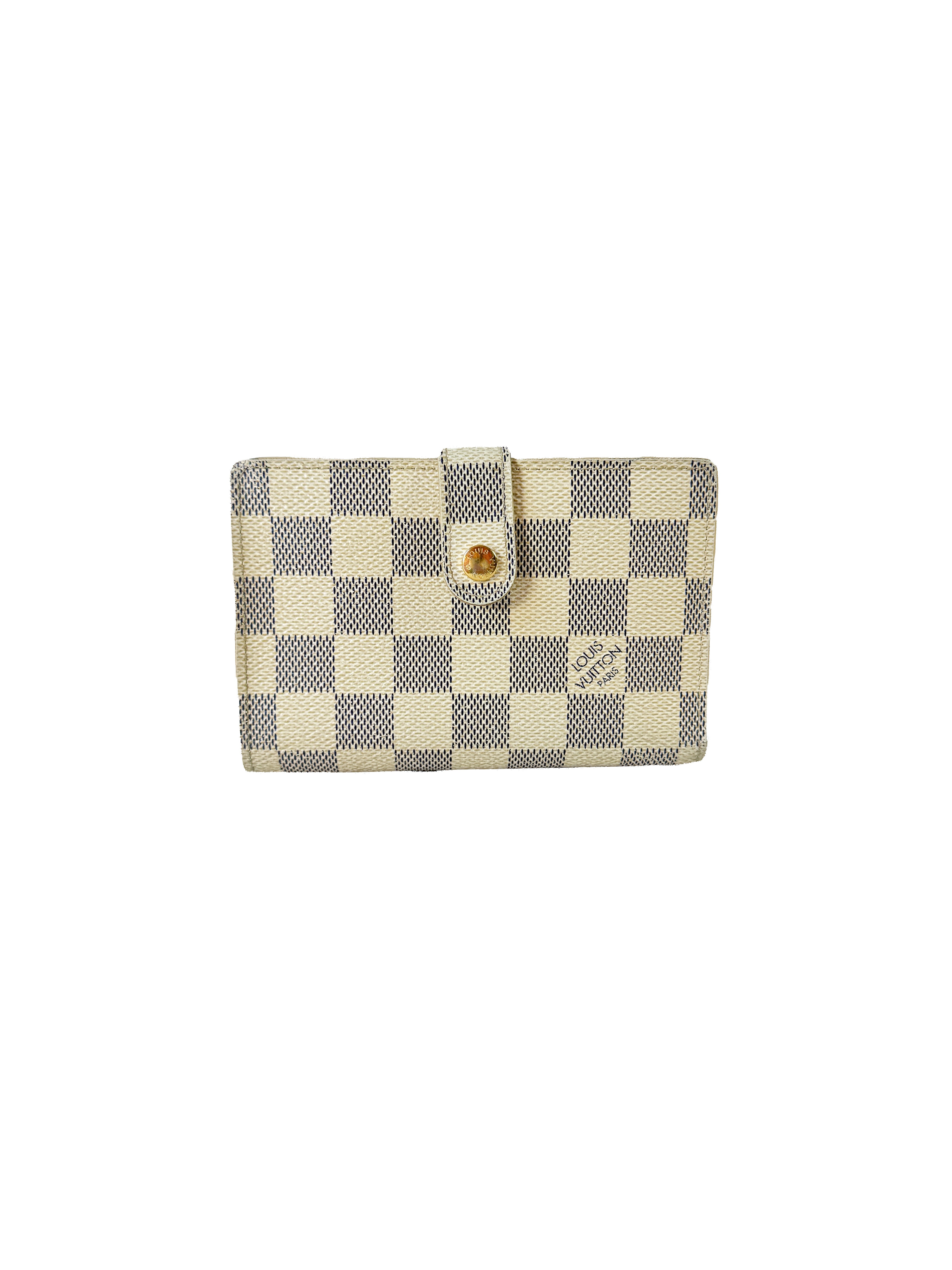 Louis Vuitton damier azur portefeuille viennois wallet MI1190