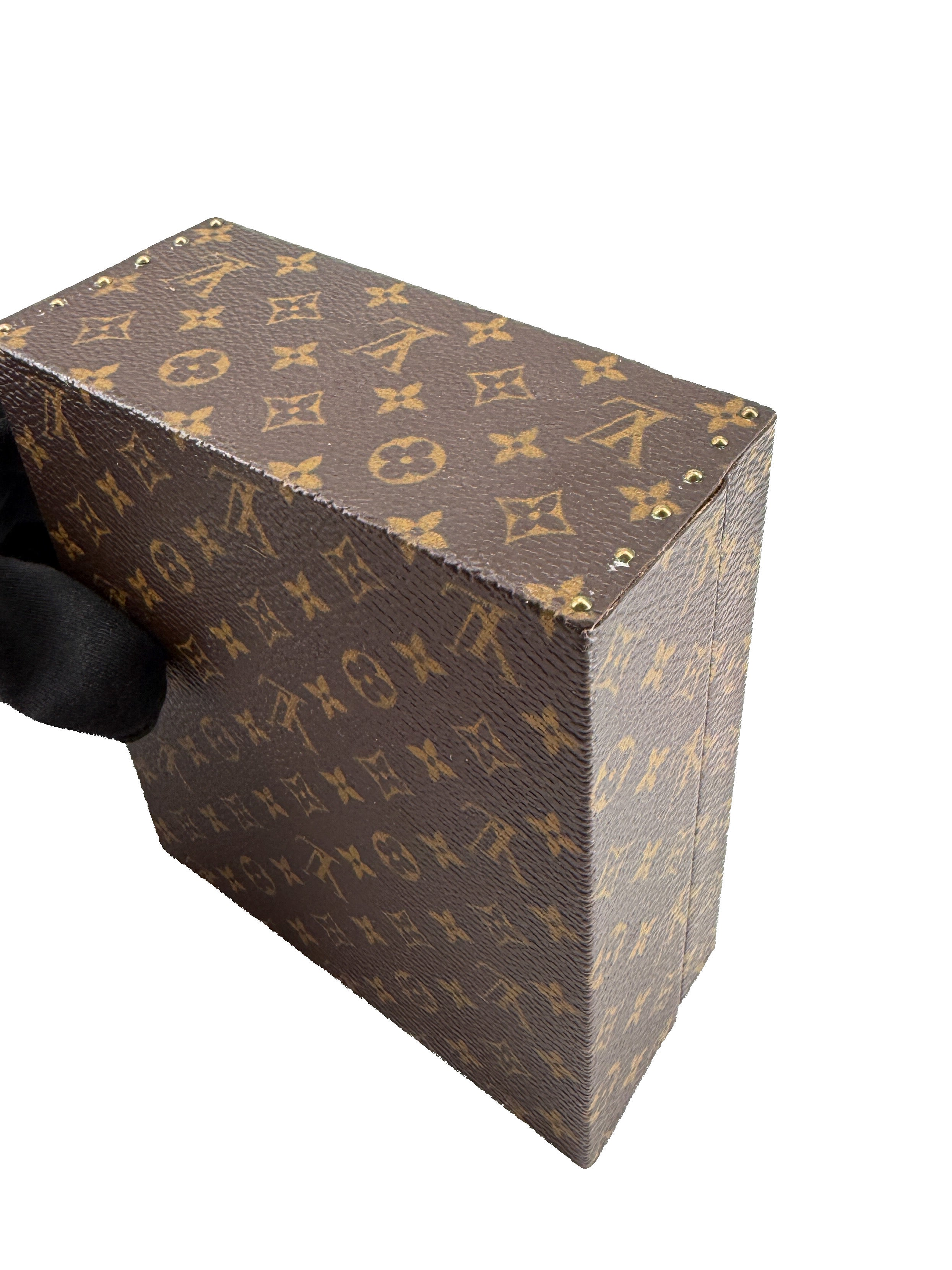 Louis Vuitton monogram medium ring box mini trunk AS4049