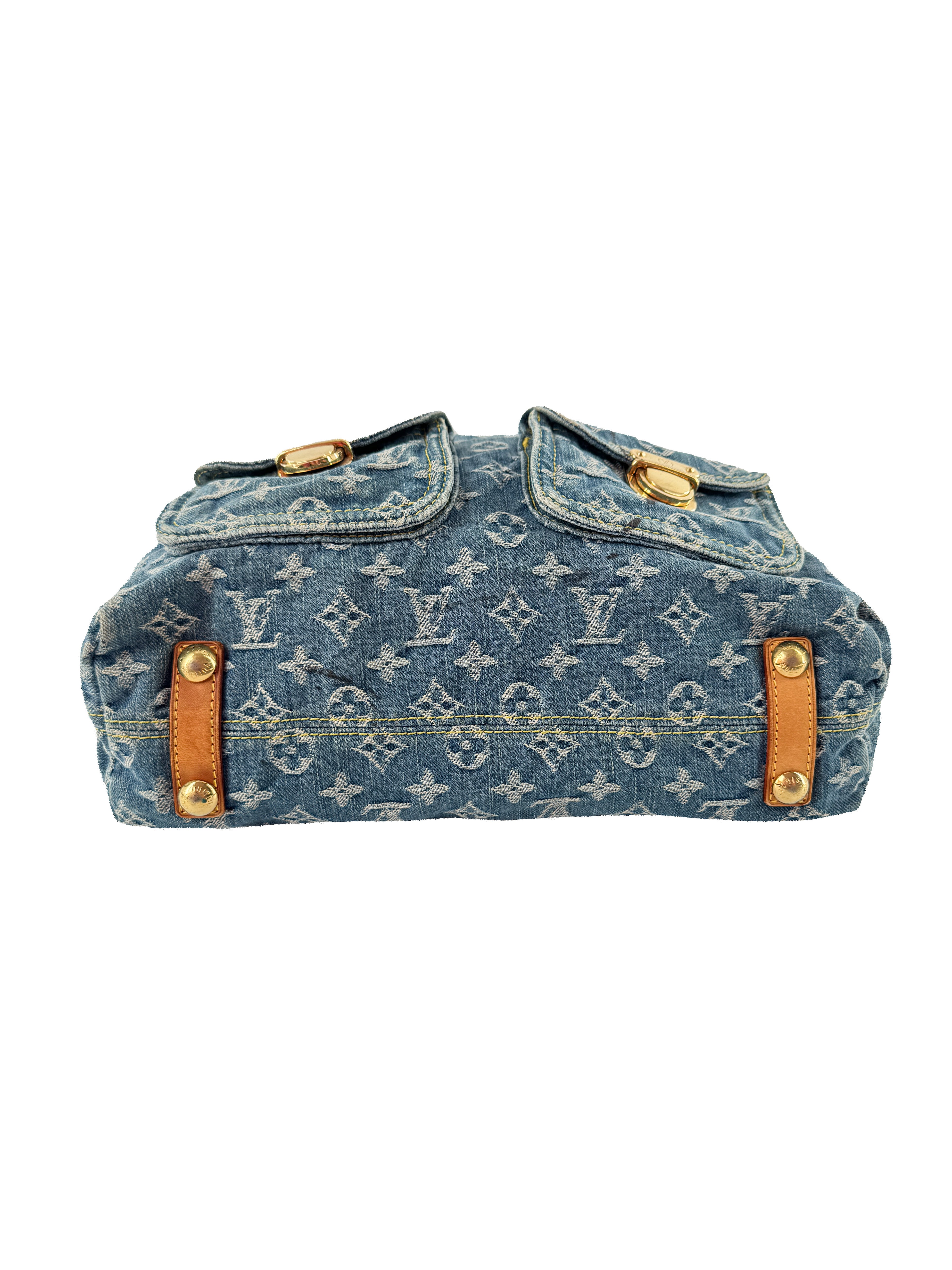 Louis Vuitton monogram denim Baggy GM FL1005