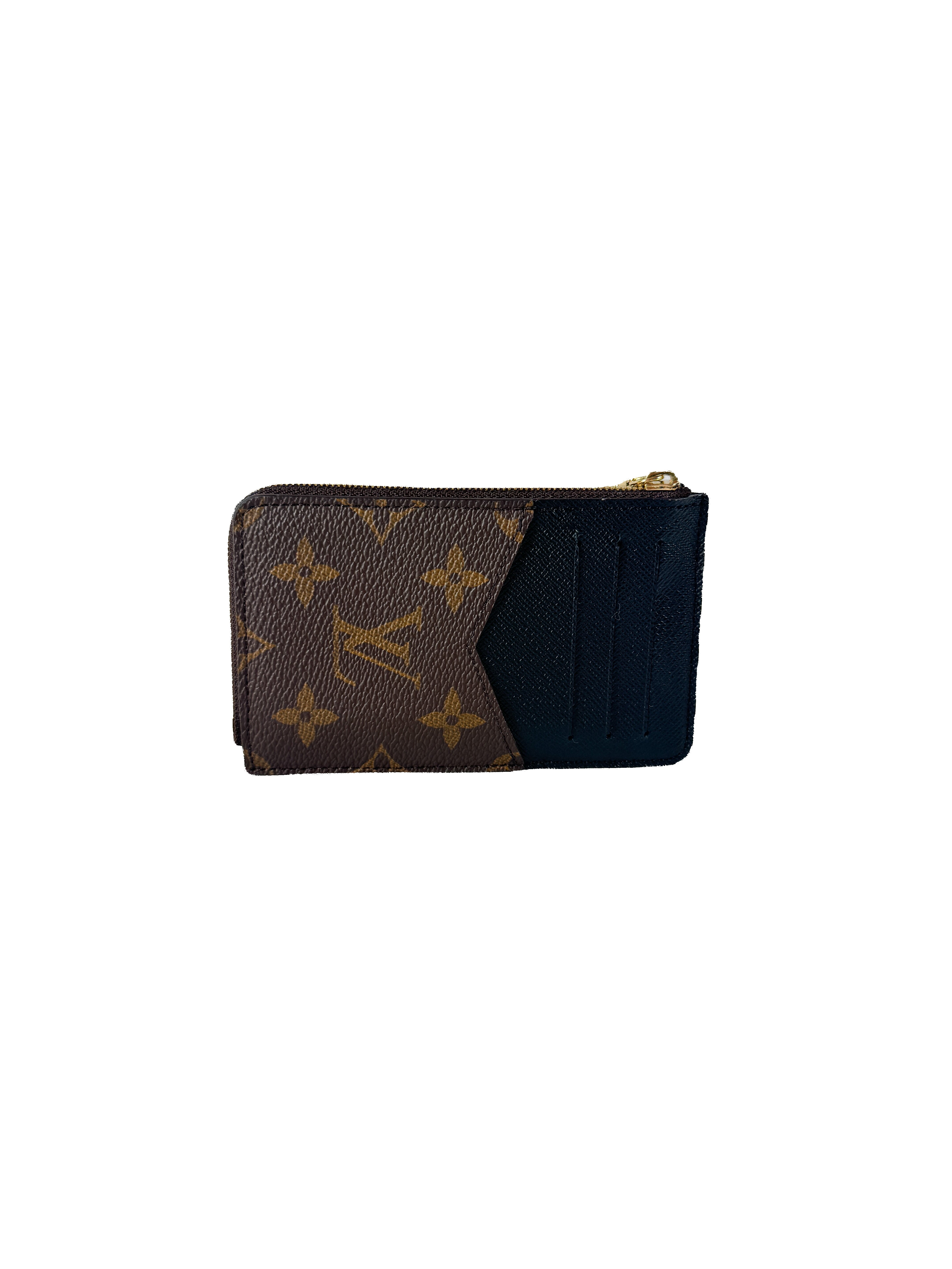 Louis Vuitton monogram Recto Versa card holder black (NFC) retail $660