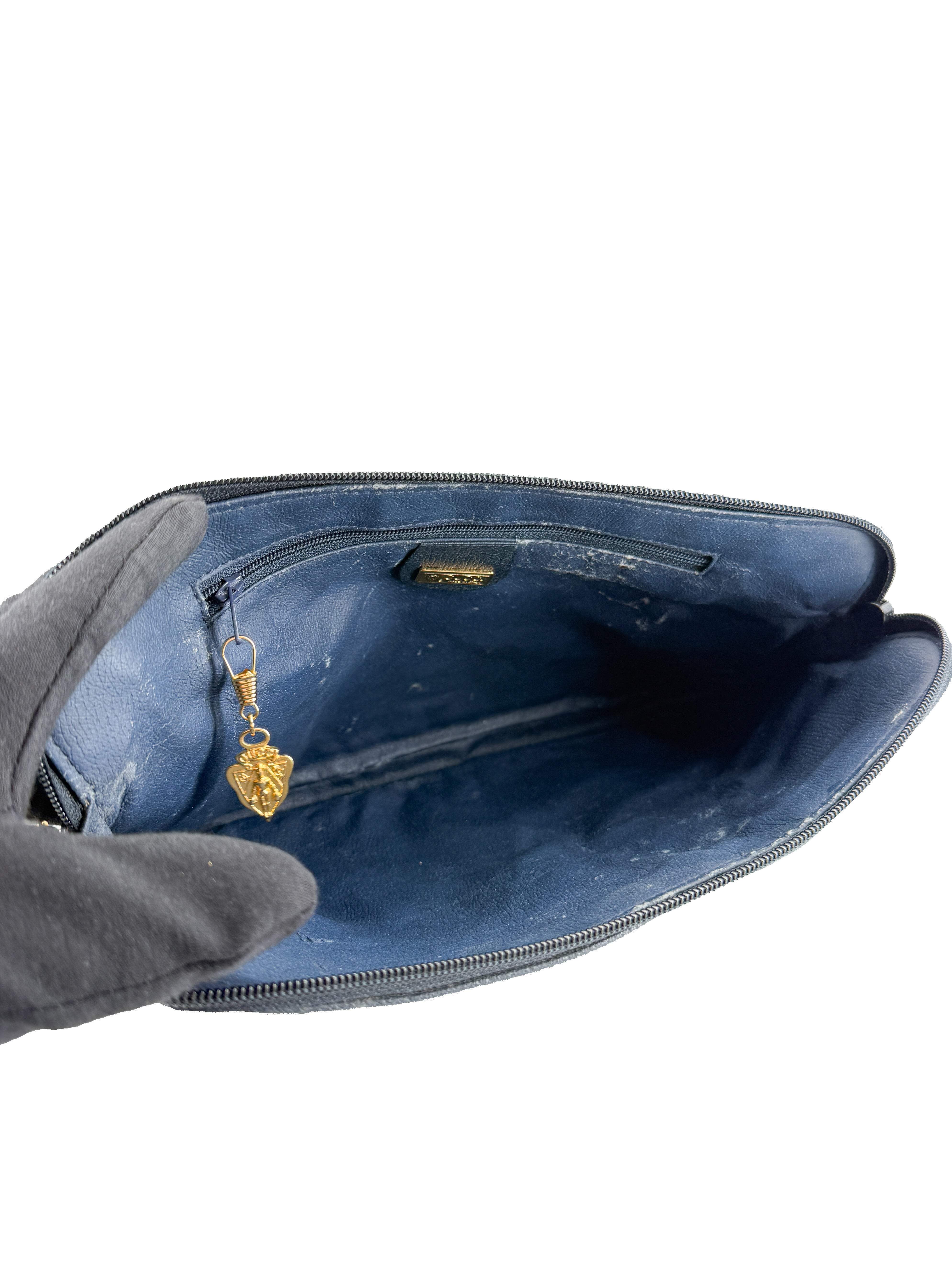 Gucci GG navy vintage crossbody 004-92-0230