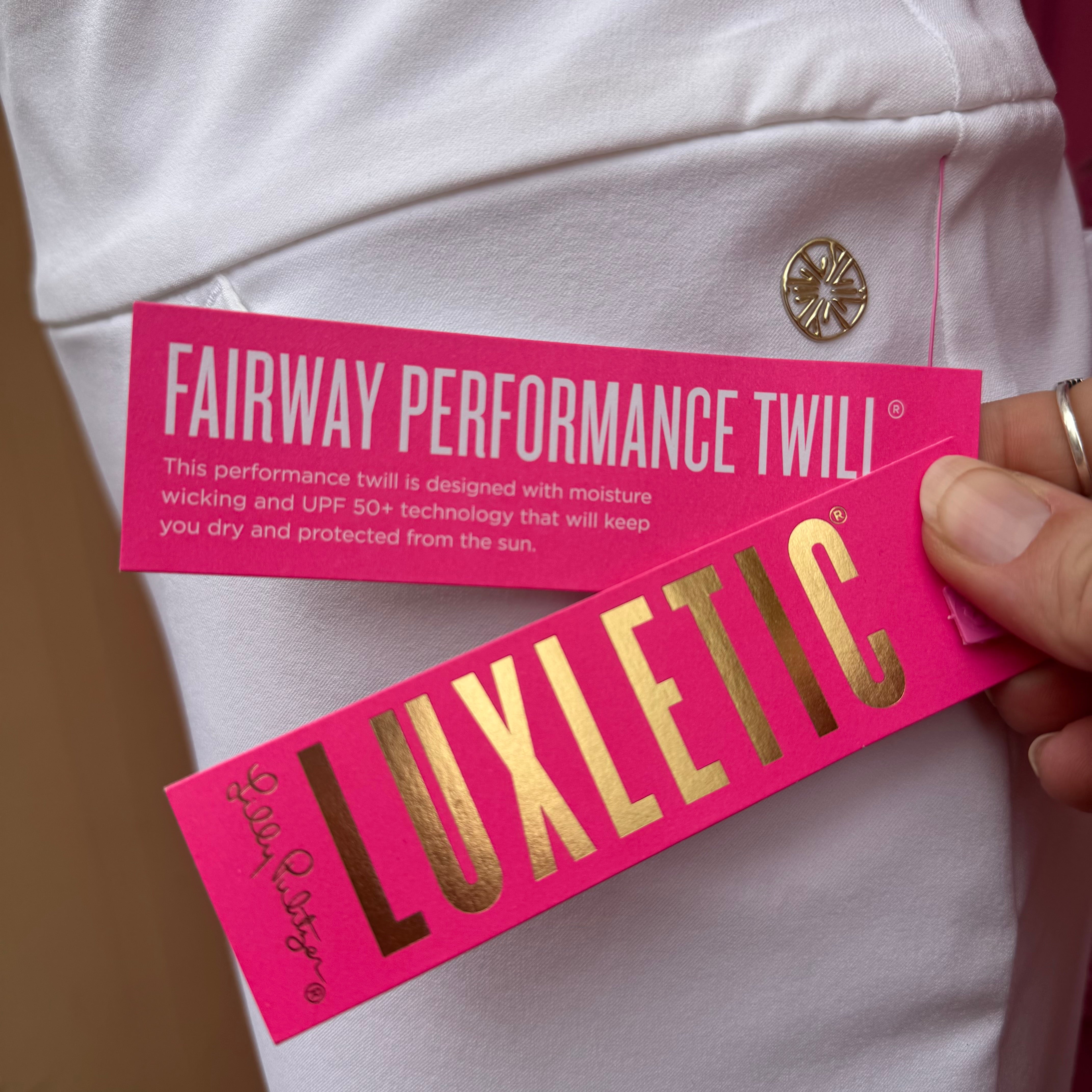 Lilly Pulitzer Luxletic resort white Corso pant size 14 NWT