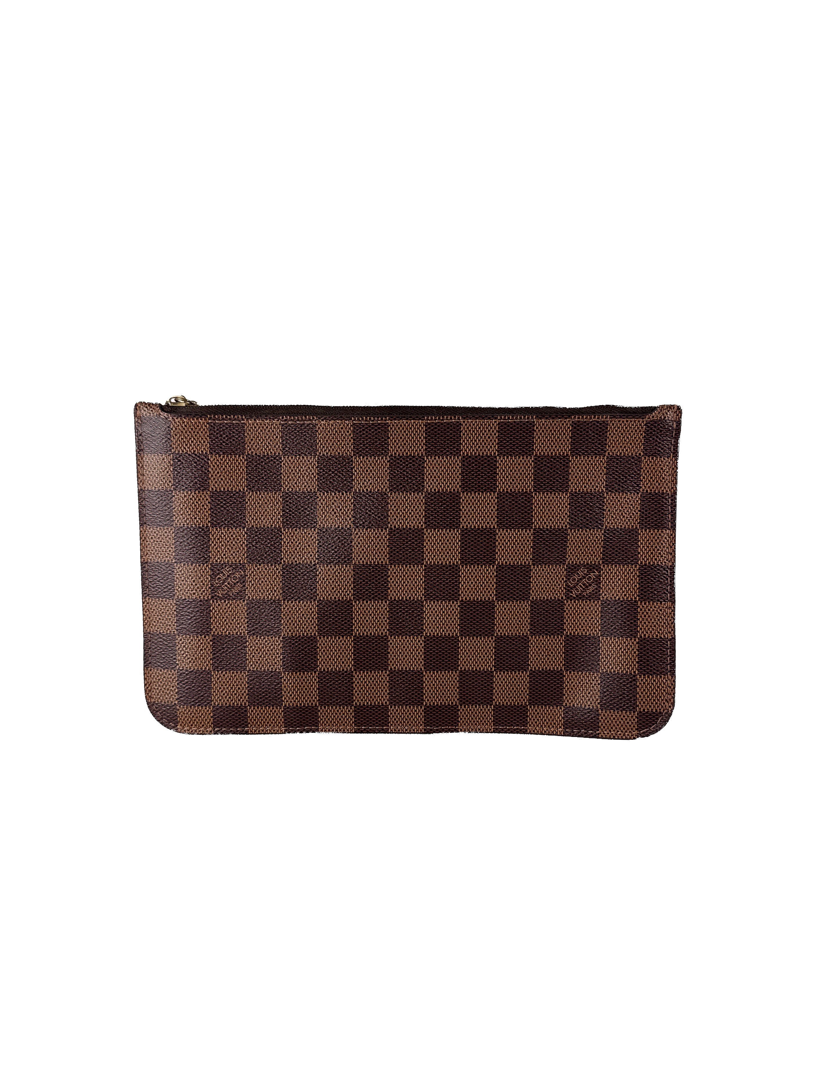 Louis Vuitton damier ebene neverfull pouch SD1169