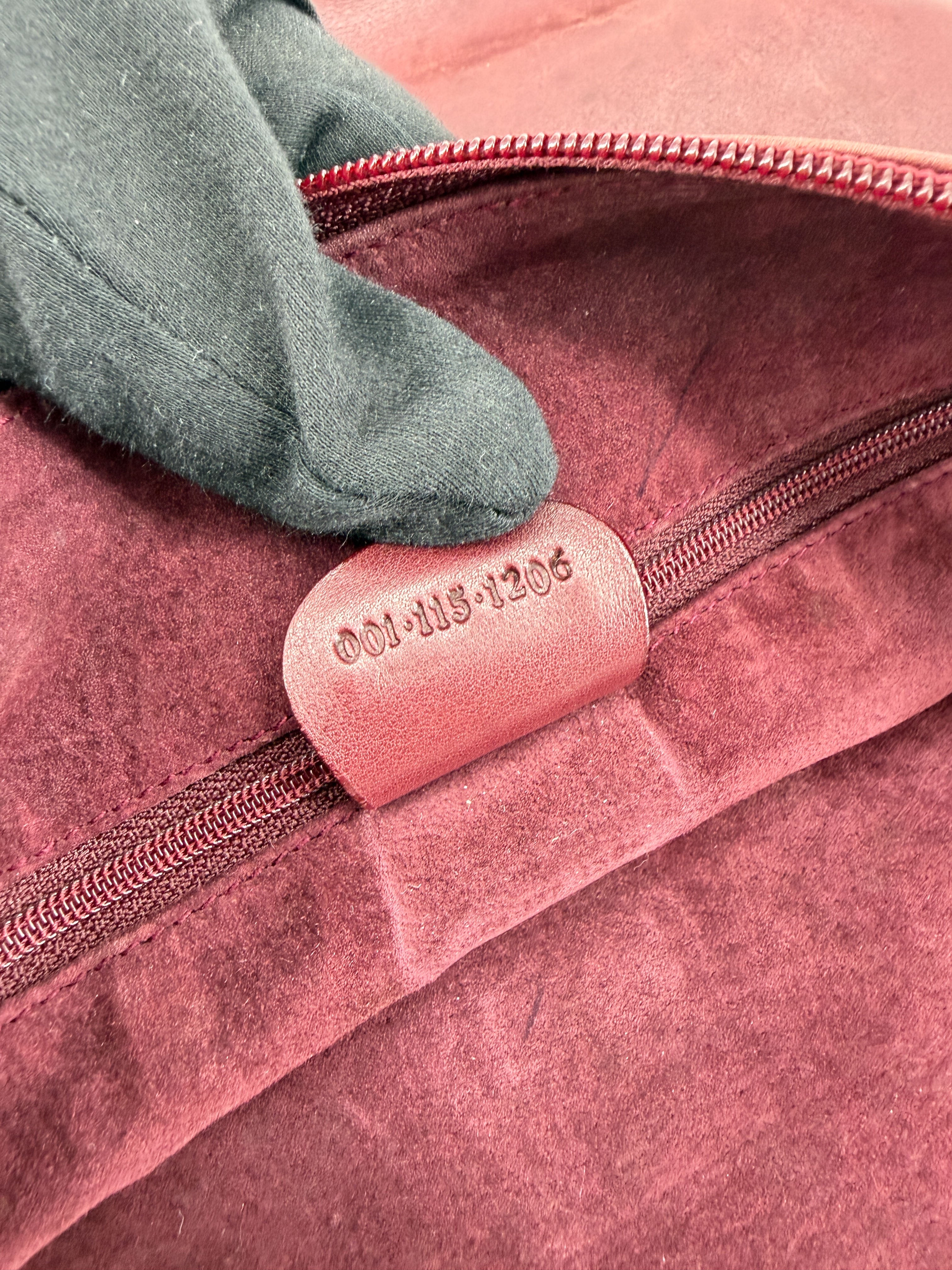Gucci burgundy leather crossbody 001-115-1206