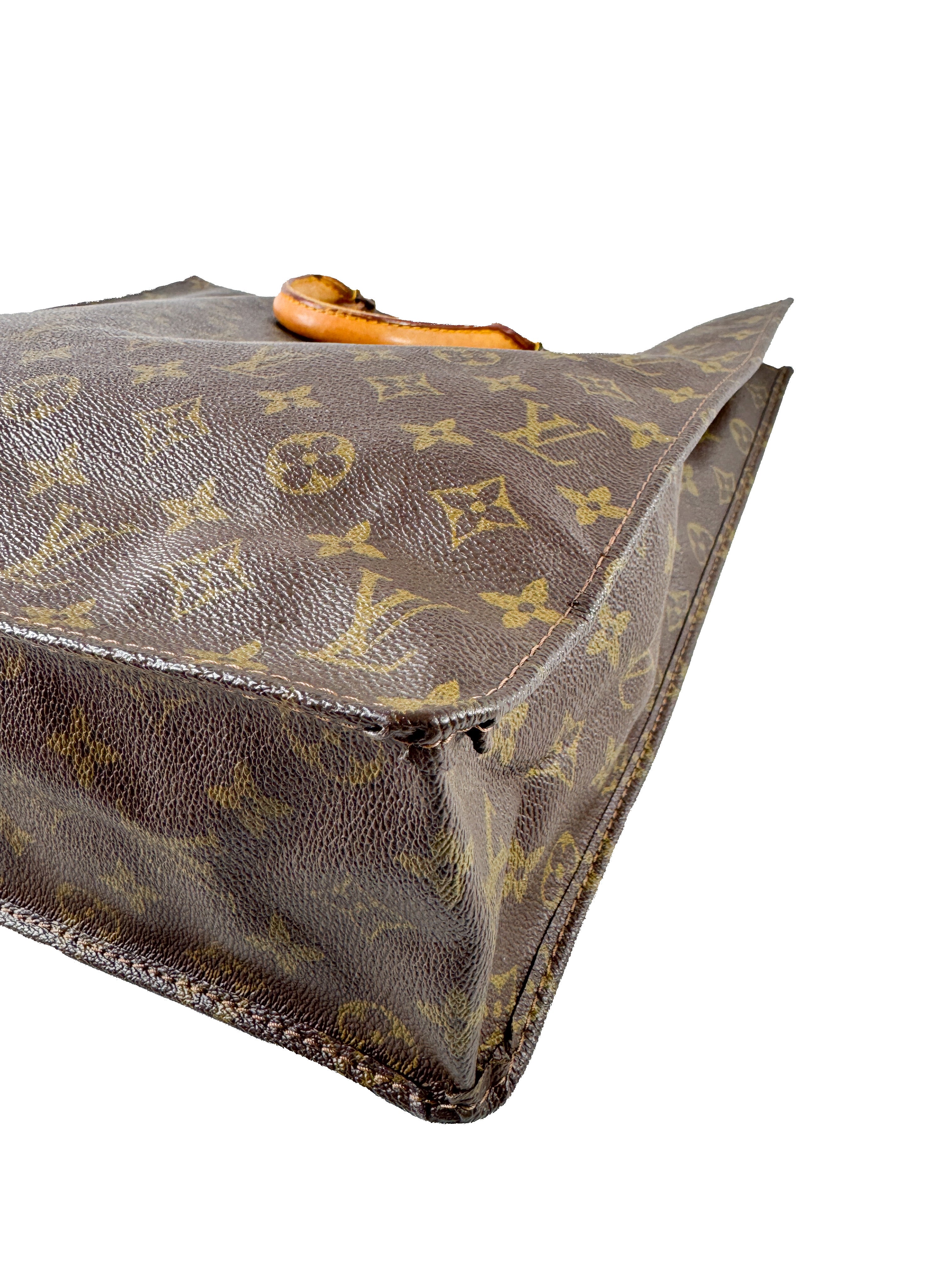 Louis Vuitton monogram vintage 1970s Sac Plat tote