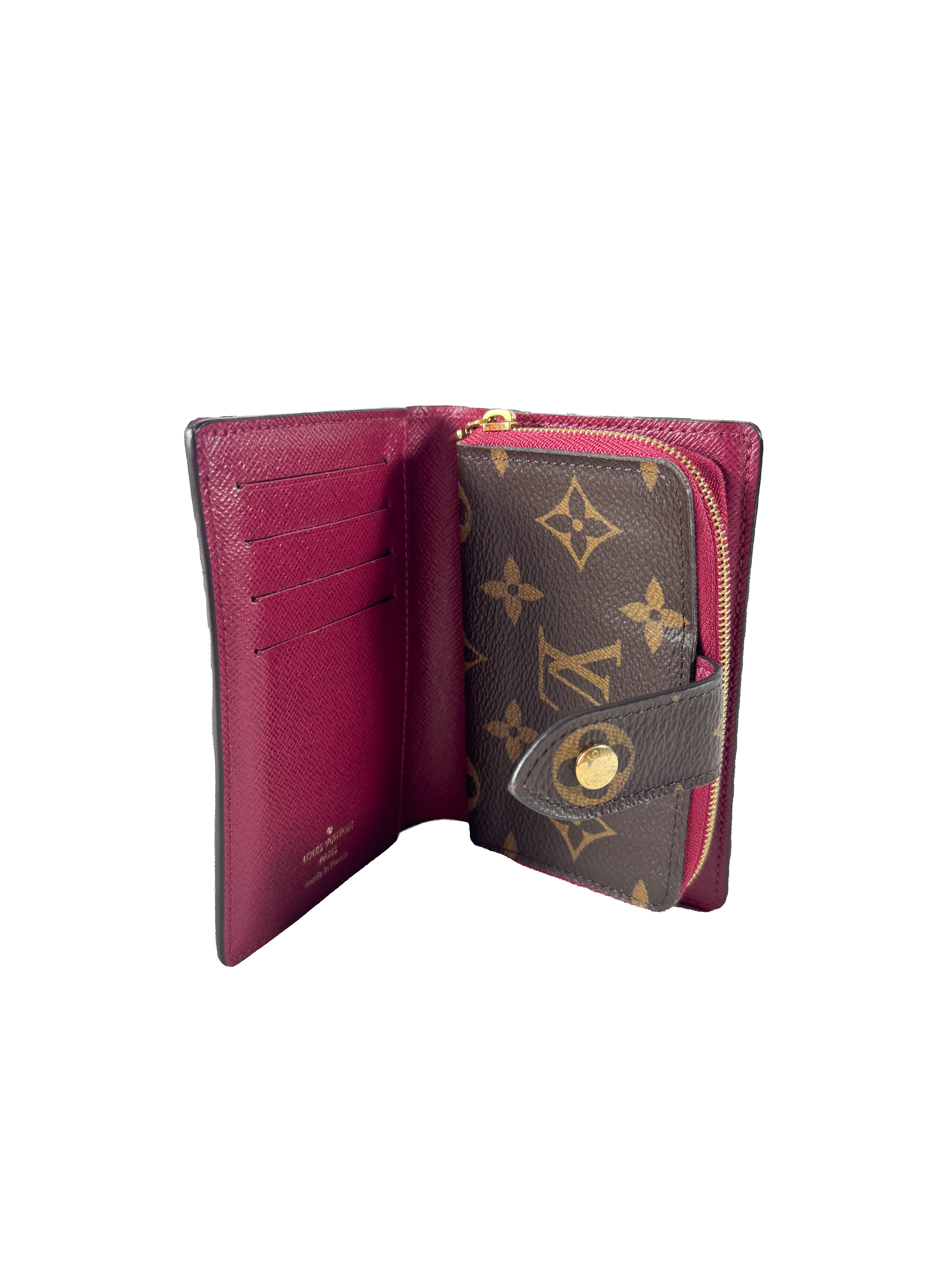 Louis Vuitton Monogram Fuchsia Portefeuille Juliet Wallet SP4200