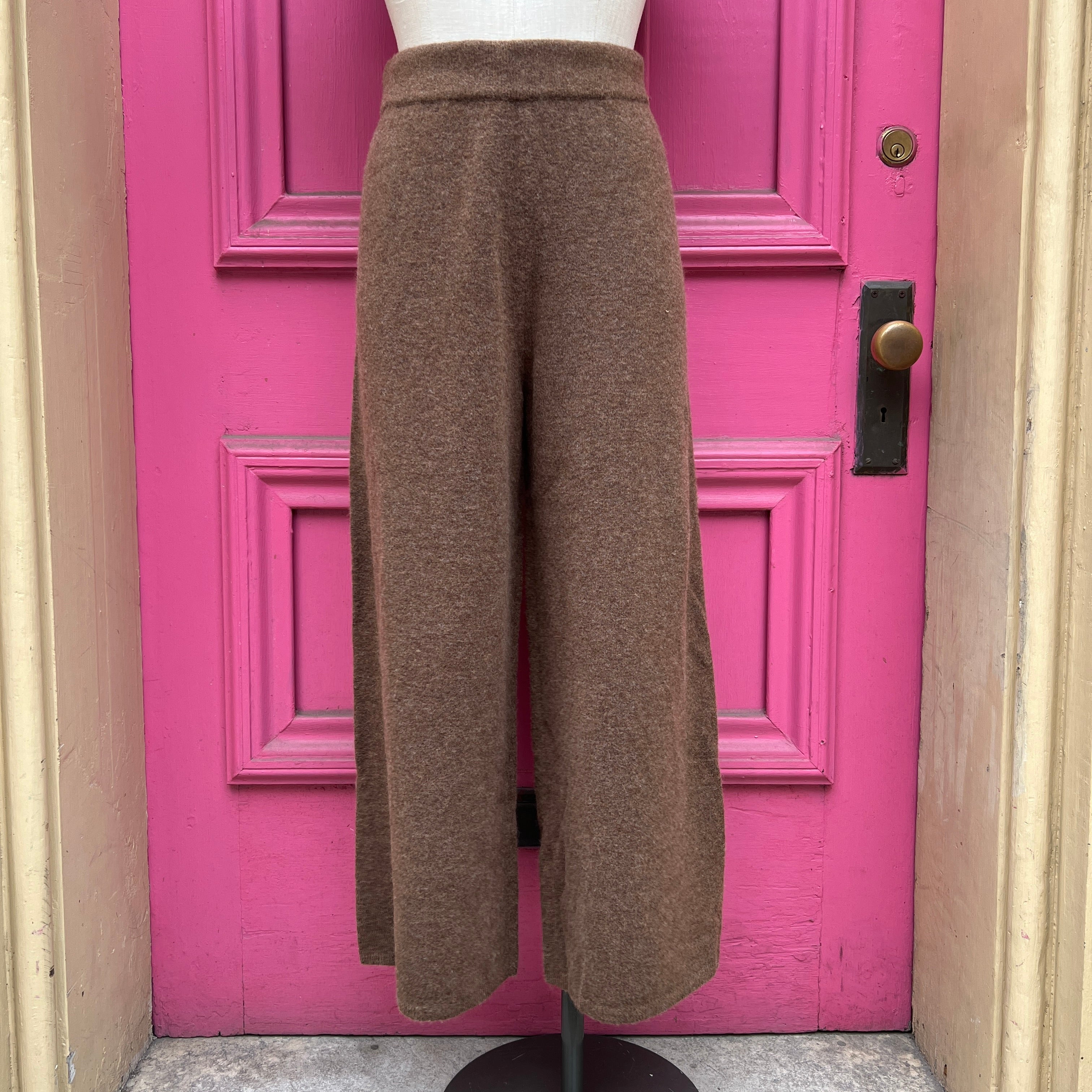 Jenni Kayne brown cashmere blend Marina pants size L NWT