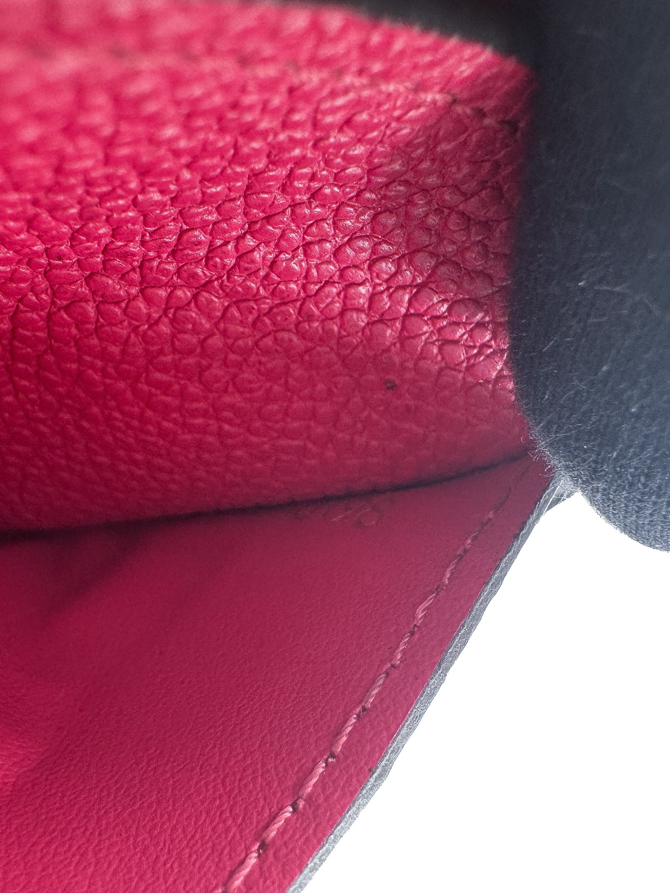 Louis Vuitton monogram Portefeuille wallet freesia/scarlet CA0198