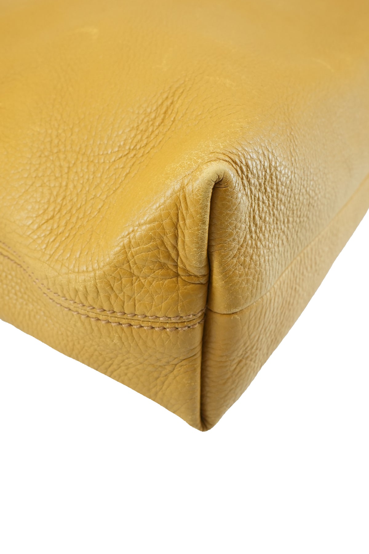 Gucci yellow leather horsebit shoulder bag 232961 001998