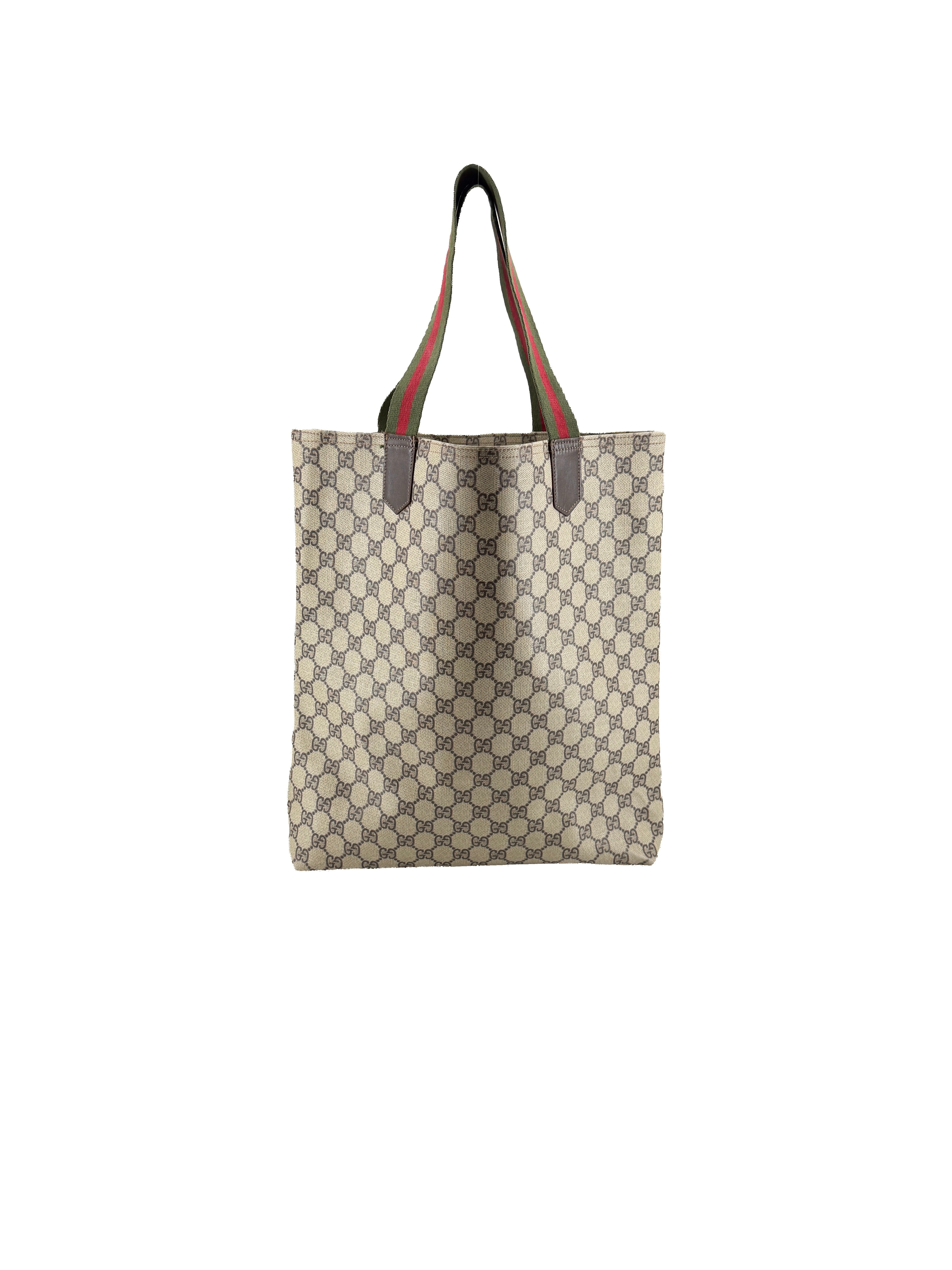 Gucci brown GG vintage tote
