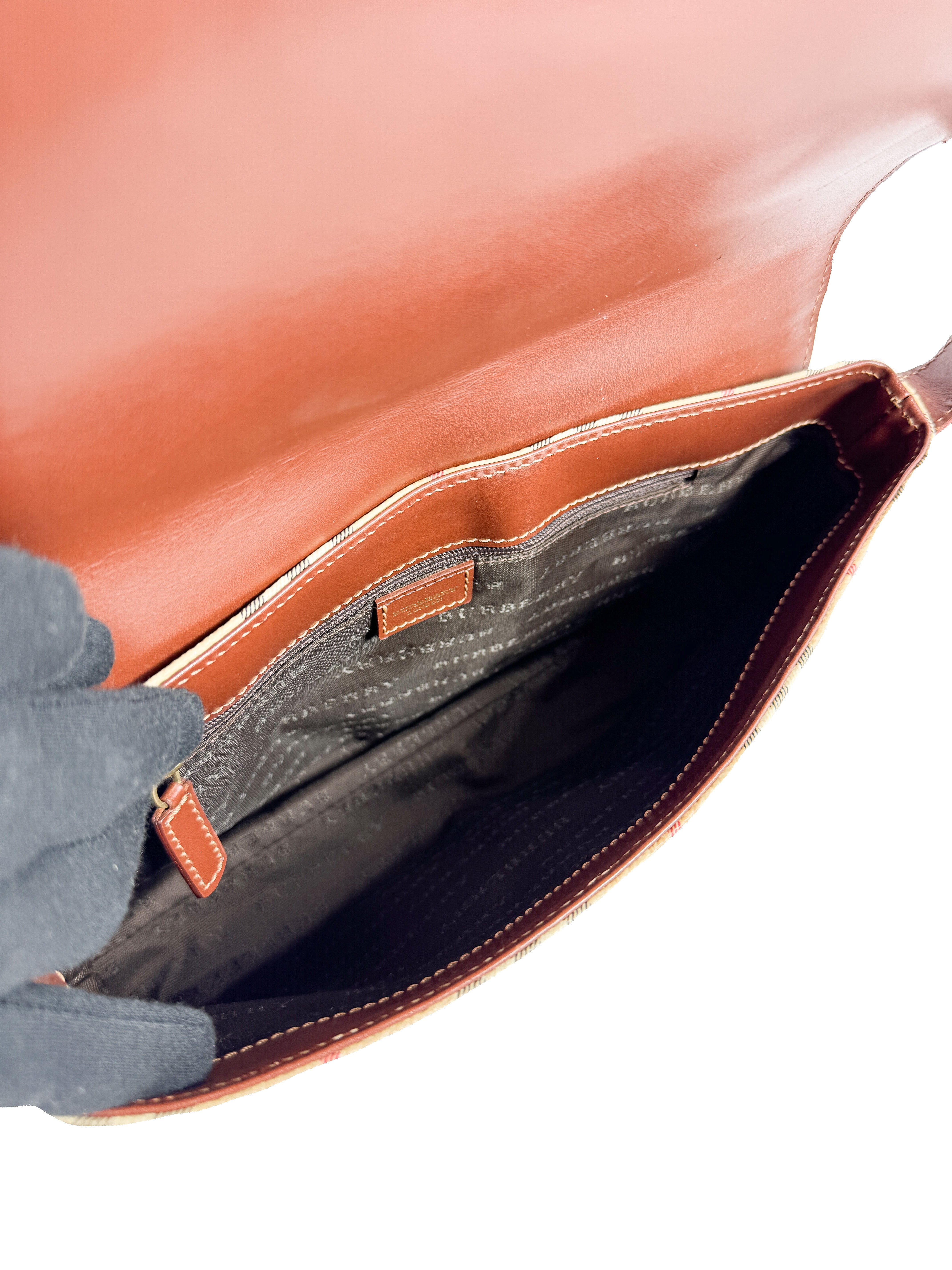 Burberry nova check shoulder bag T-03-1