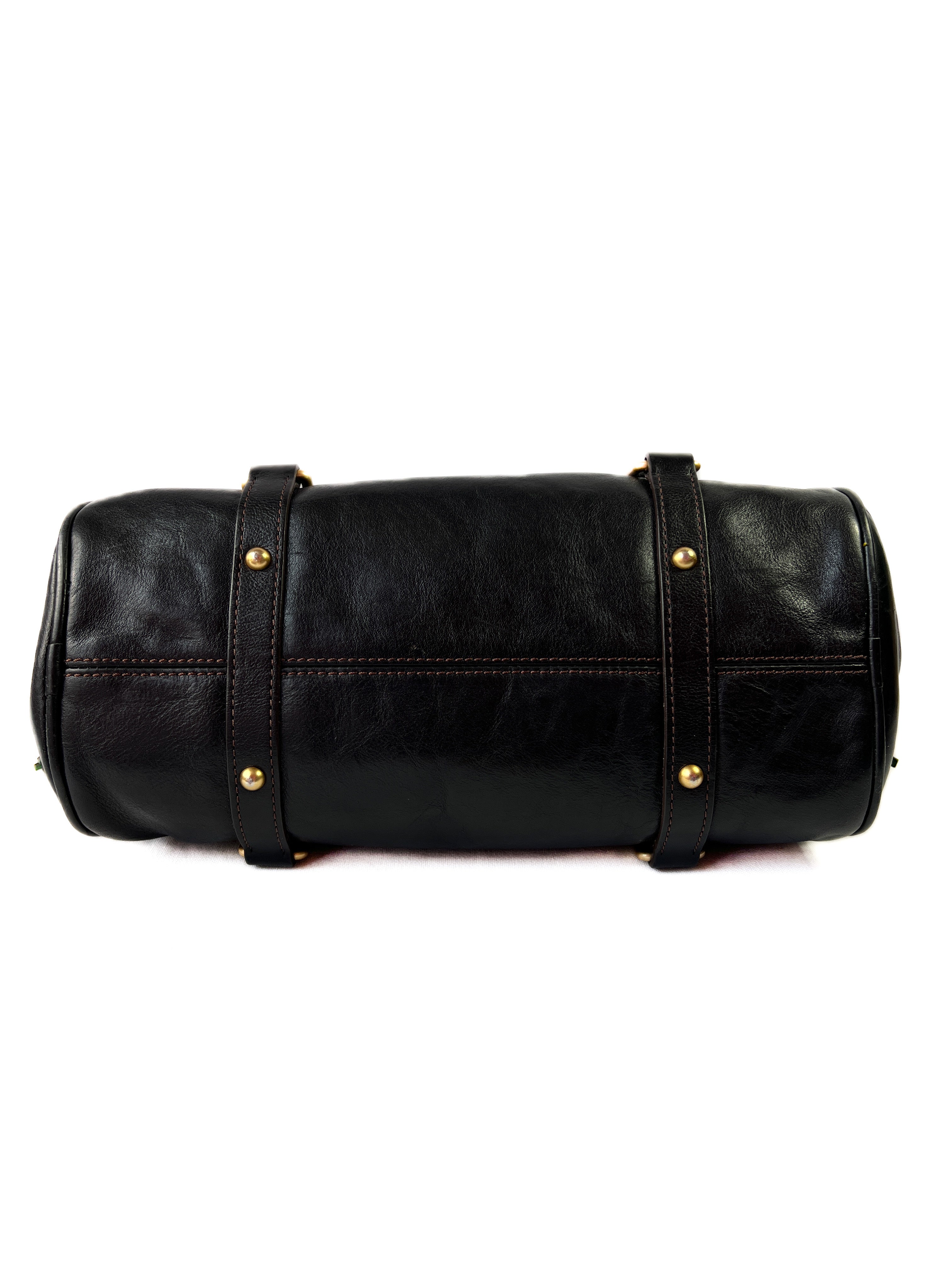 Dooney & Bourke black leather Florentine satchel