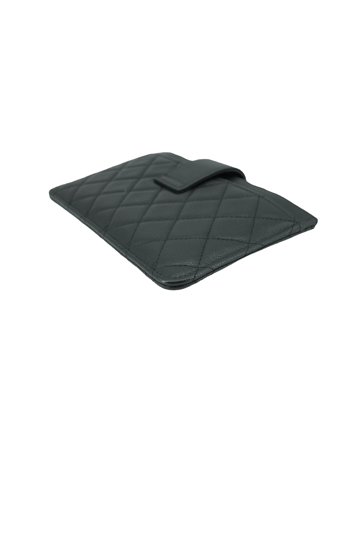 Chanel caviar quilted classic strap pouch long wallet 28686501