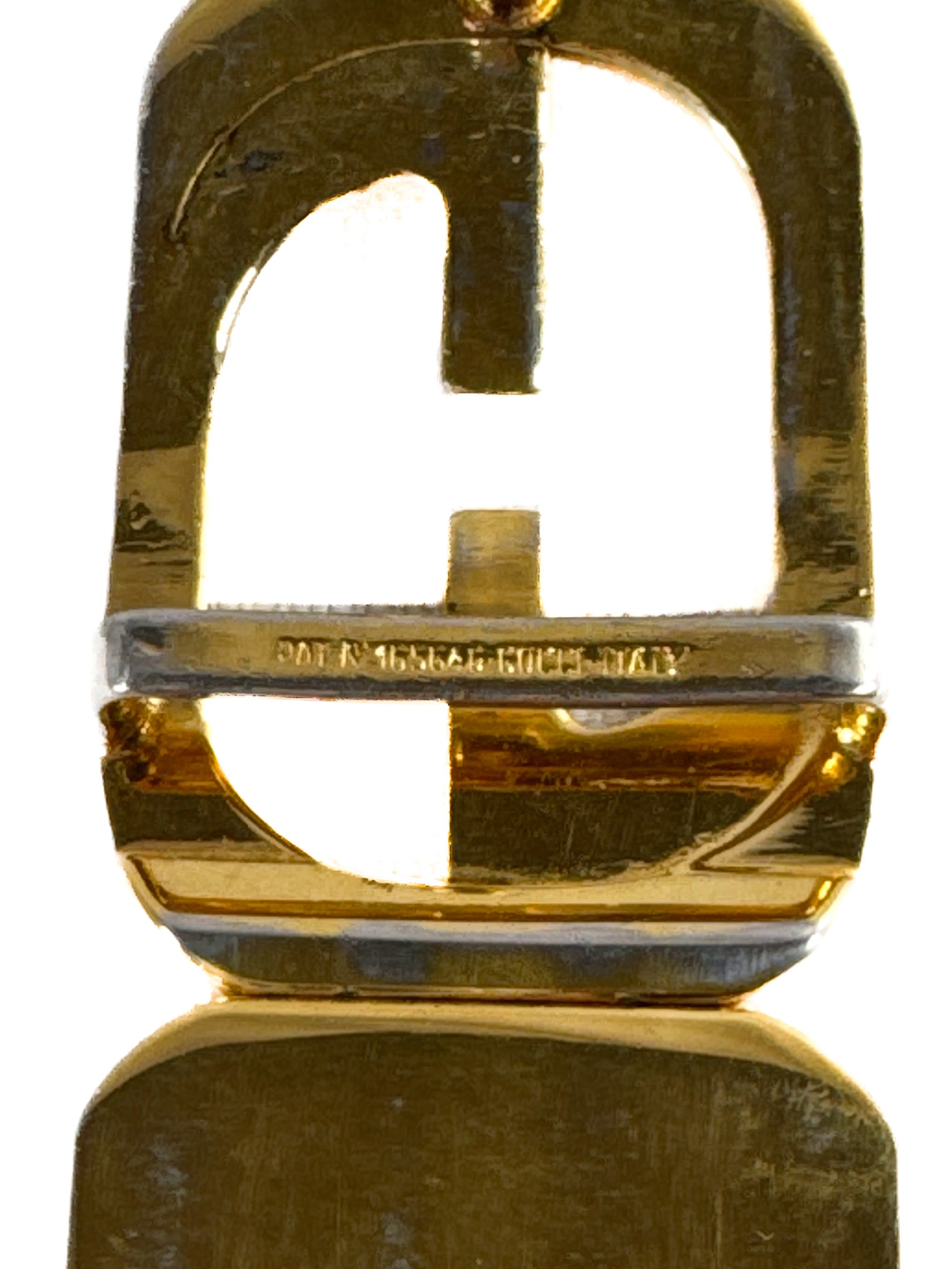 Gucci vintage coated canvas belt **as is** (fits 10-14 jean size womens)