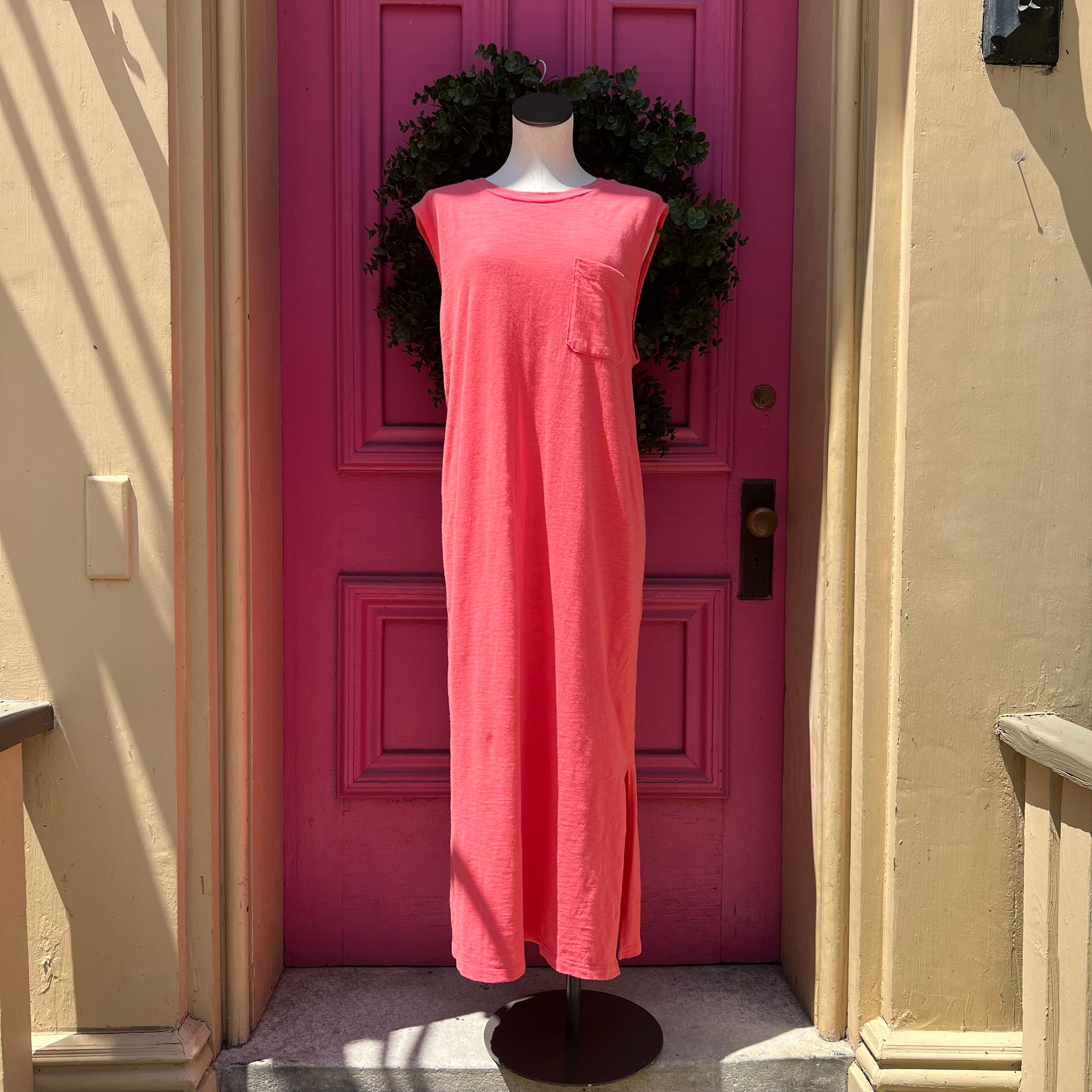 Lou & Grey orange tank maxi dress size XL