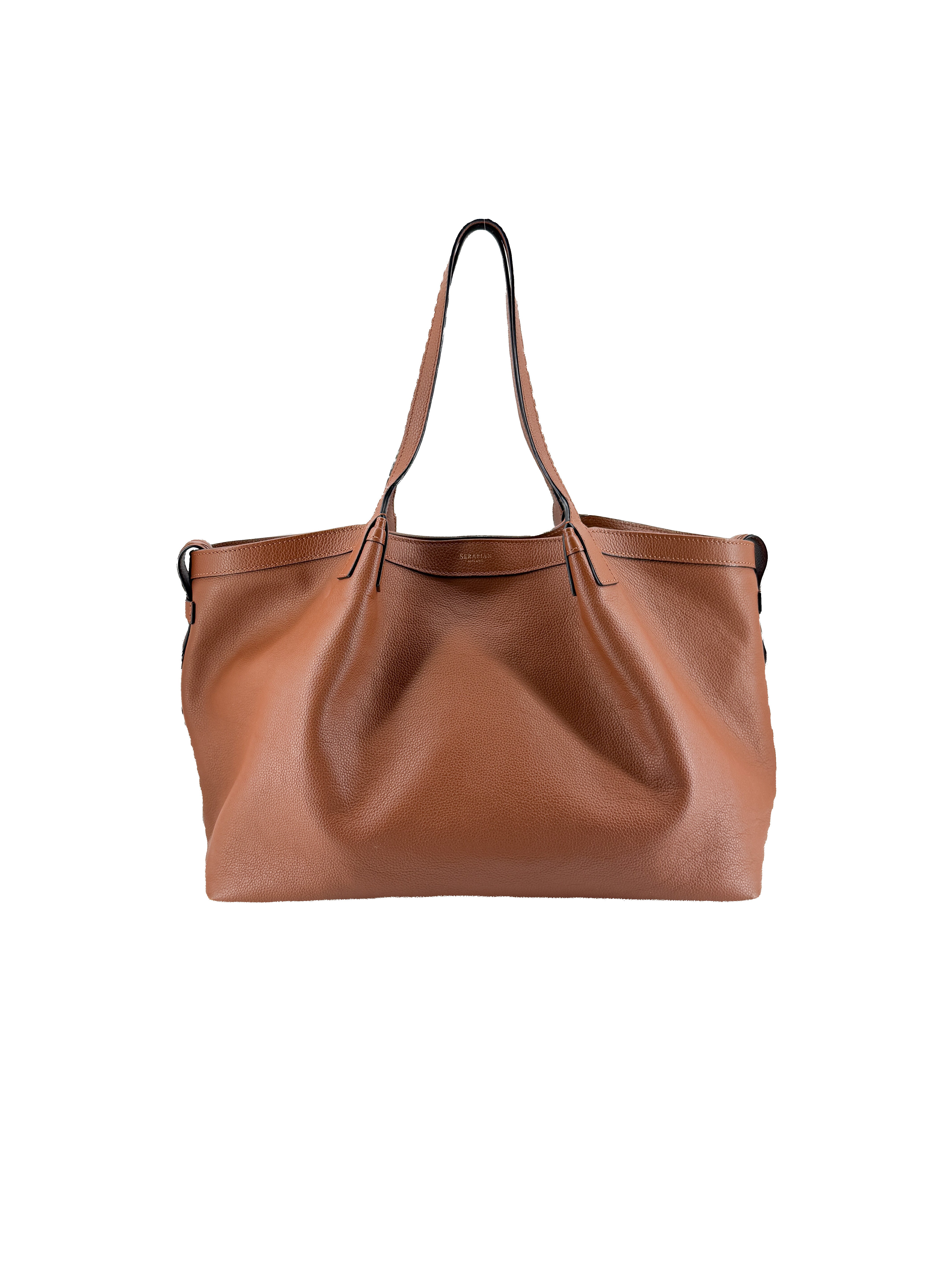 Serapian brown leather Secret tote
