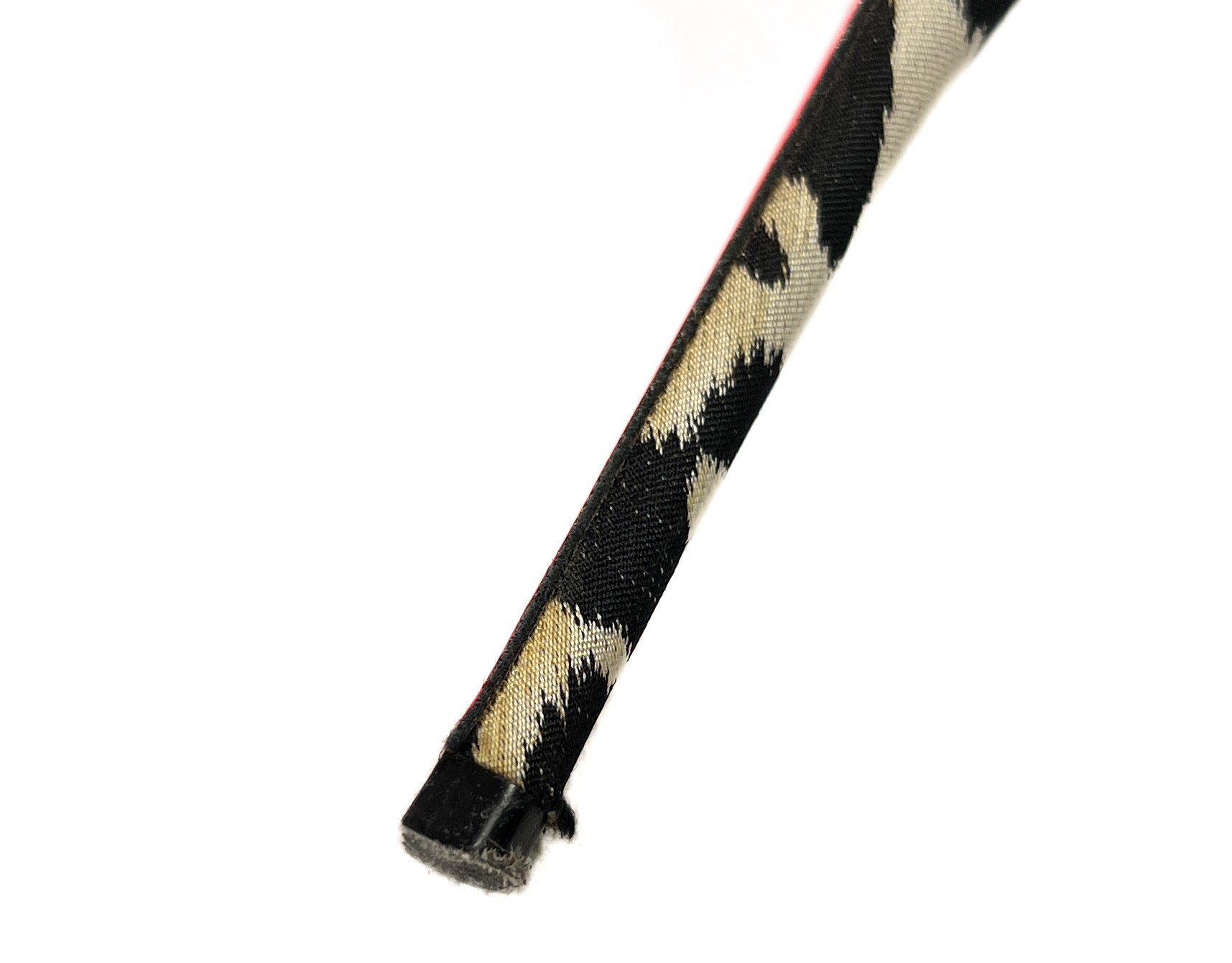 Christian Louboutin black white leopard print Fifi pumps size 38 **as is**