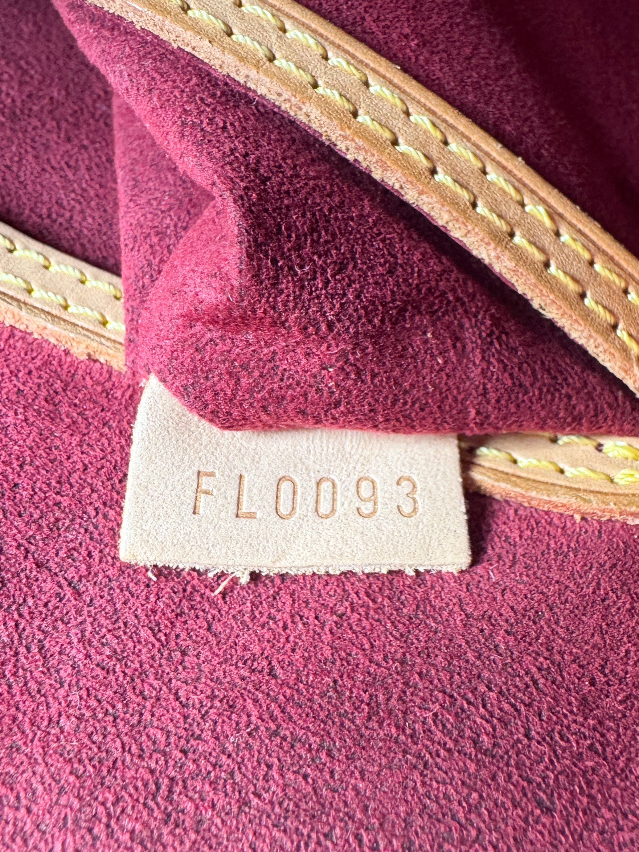 Louis Vuitton white multicolor Alma PM FL0093