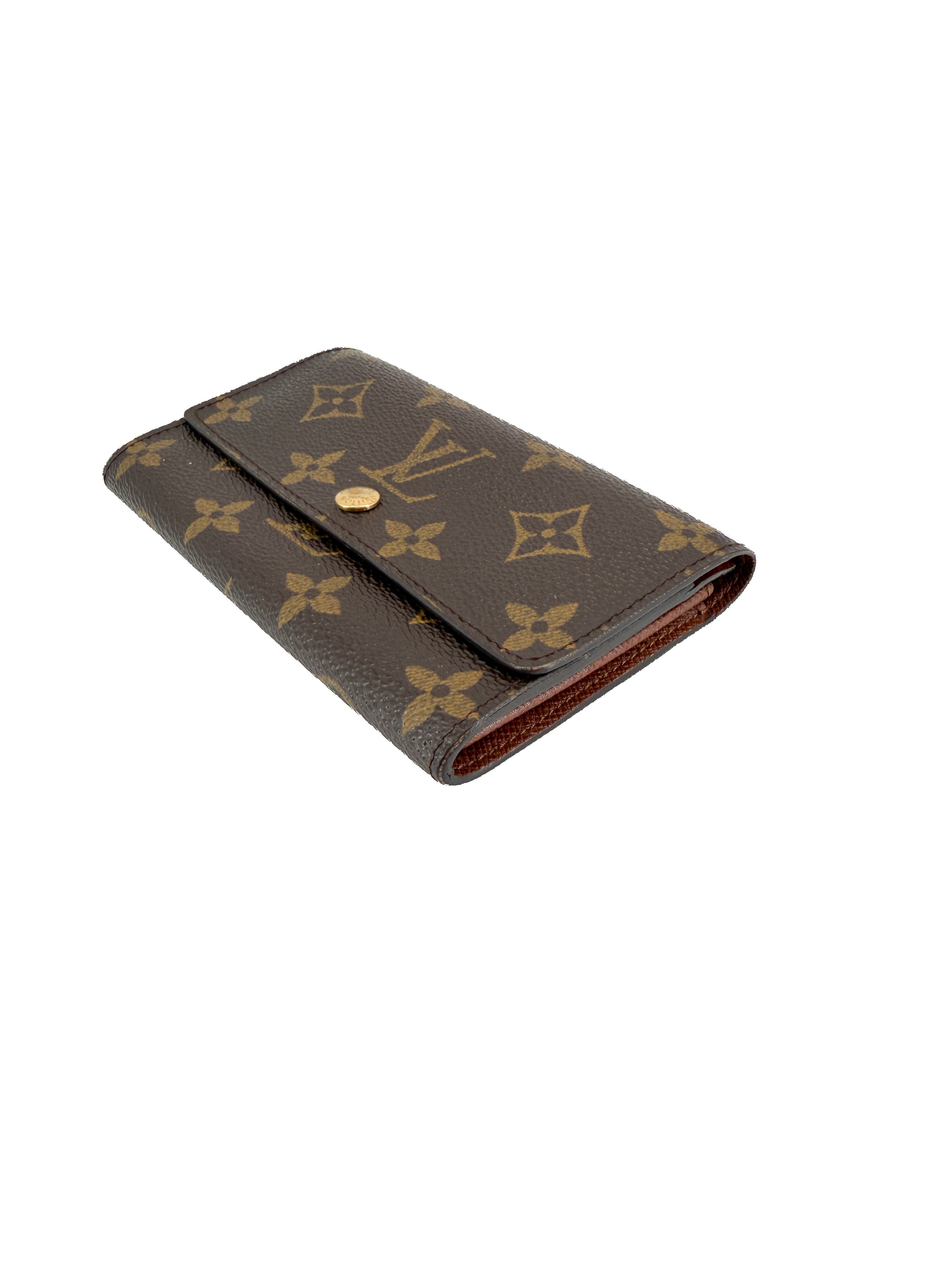 Louis Vuitton monogram Porte Monnaie Tressor wallet CA0013