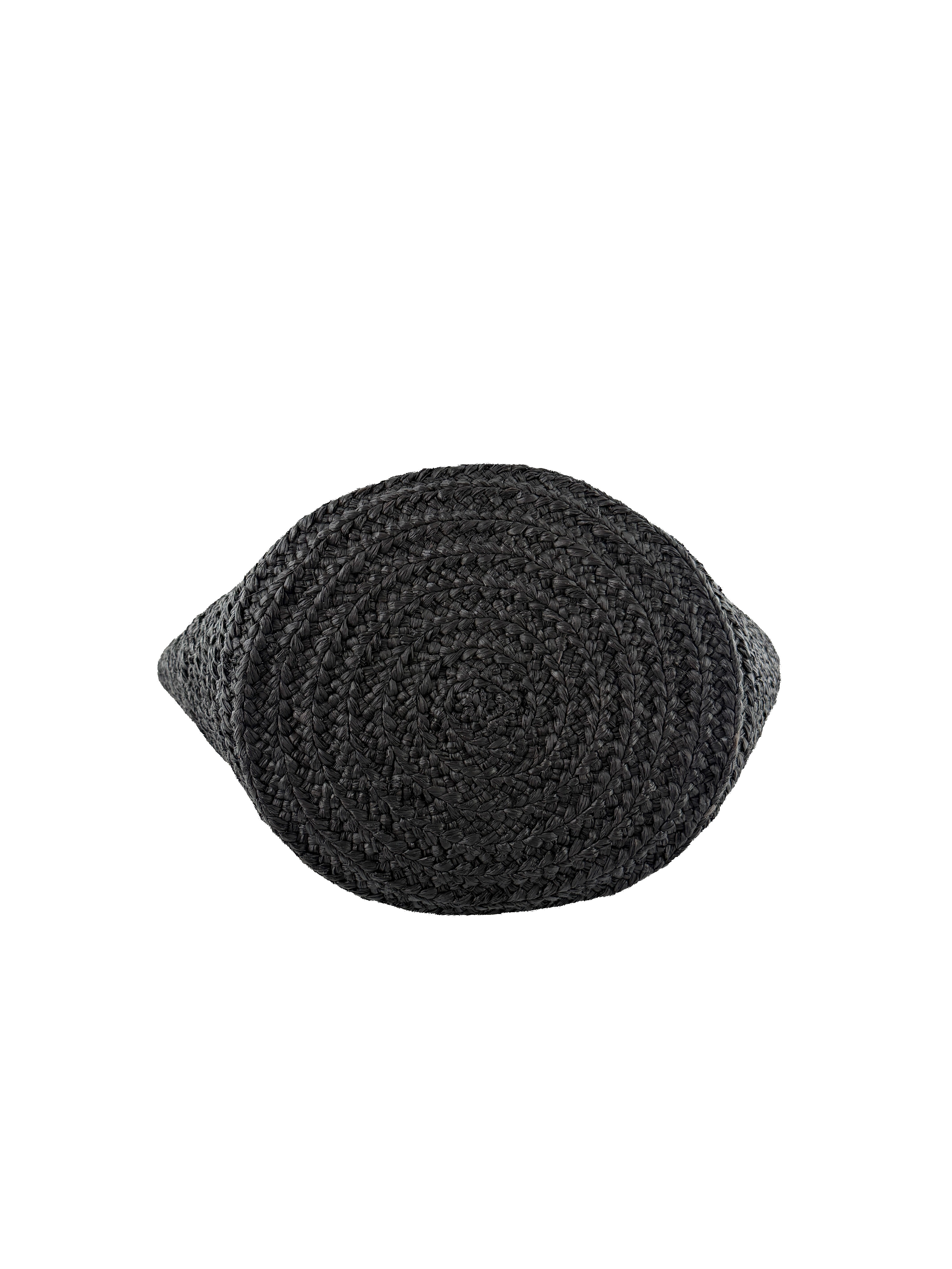 Saint Laurent black Raffia Panier tote YSL693242-0422 - My Girlfriend's Wardrobe LLC