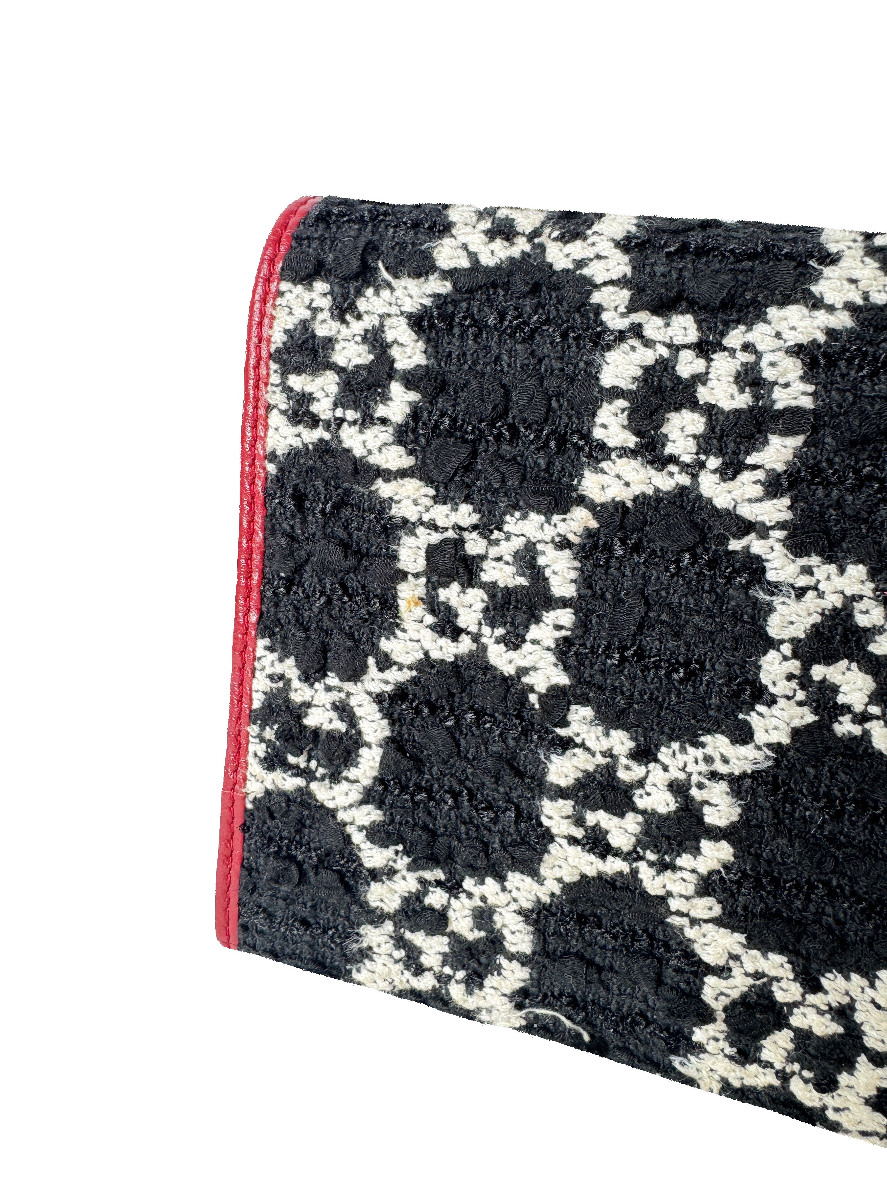 Gucci tweed GG monogram Mini Dionysus chain wallet 493075