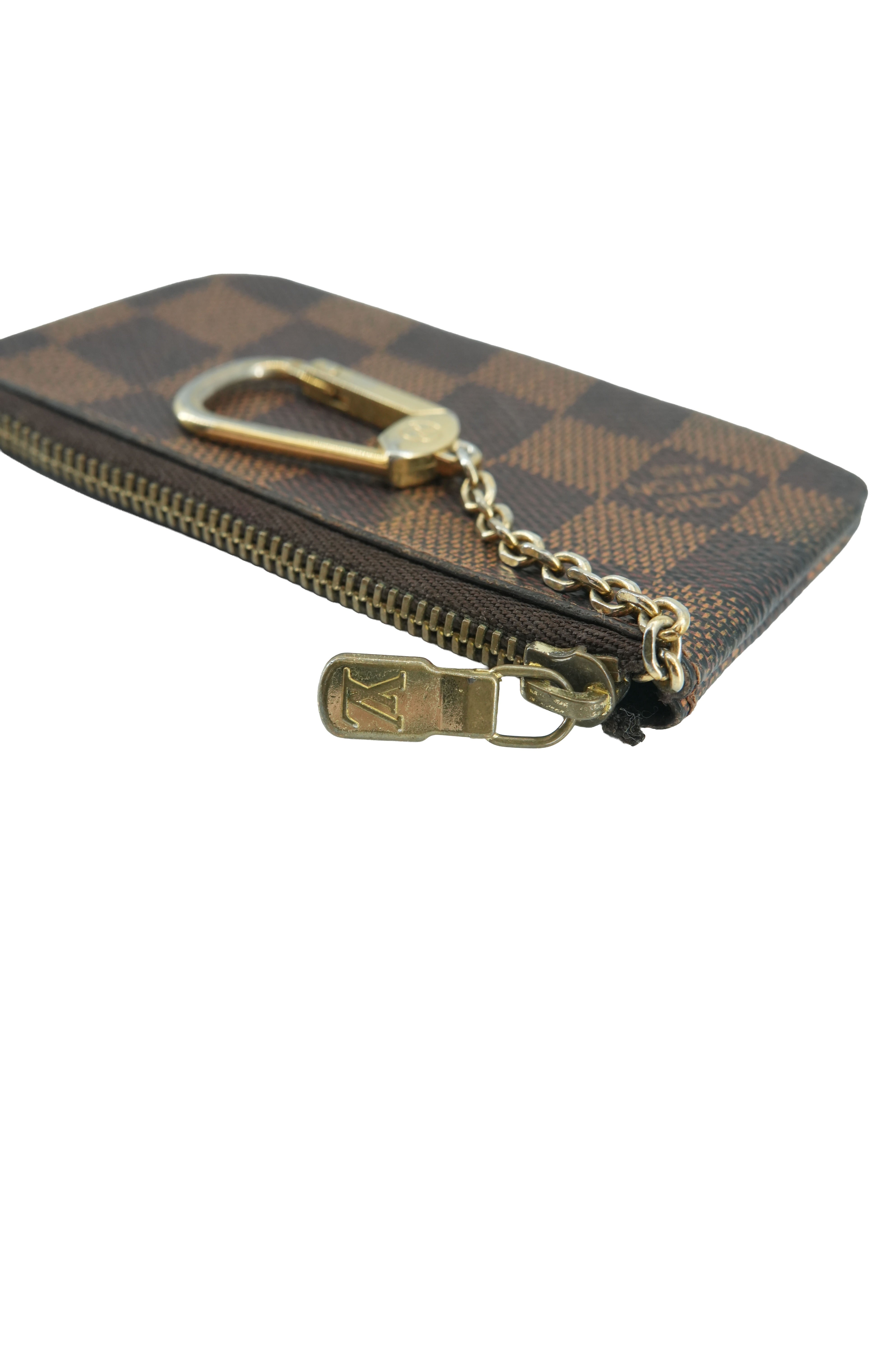 Louis Vuitton damier ebene key cles pouch TA1160
