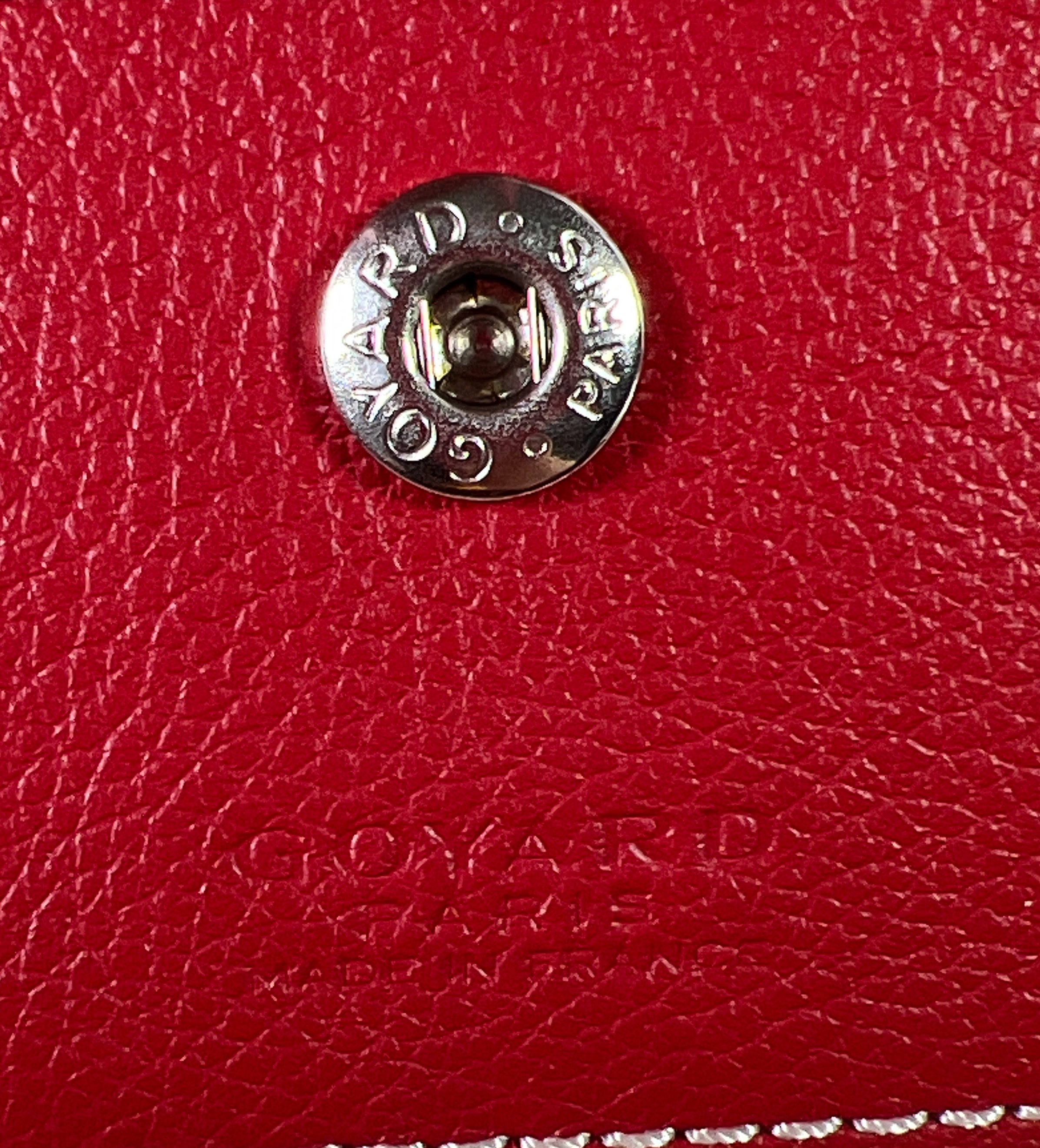 Goyard Saint Louis red tote PM