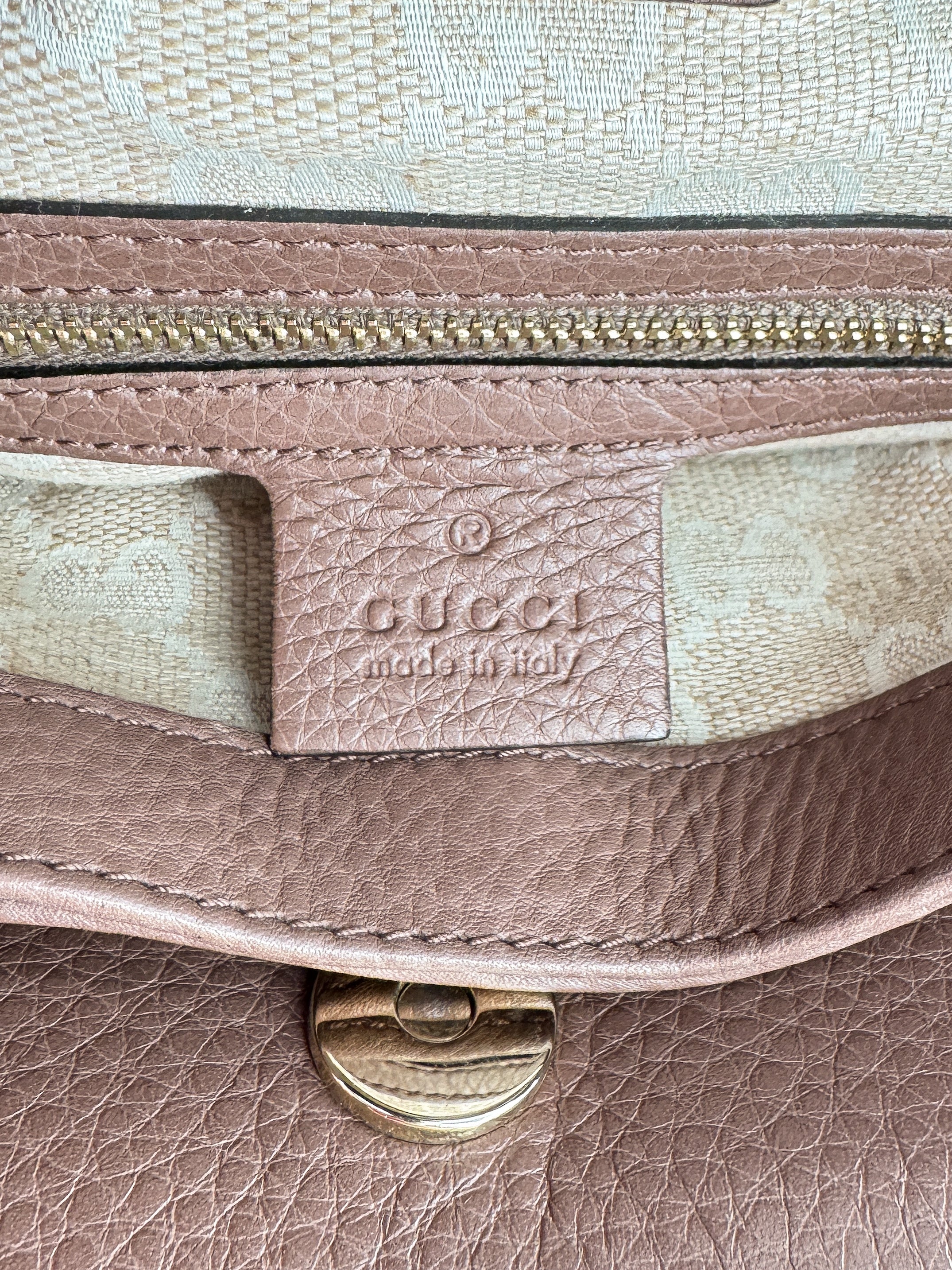 Gucci mauve Diana bamboo shopper 308360 520981