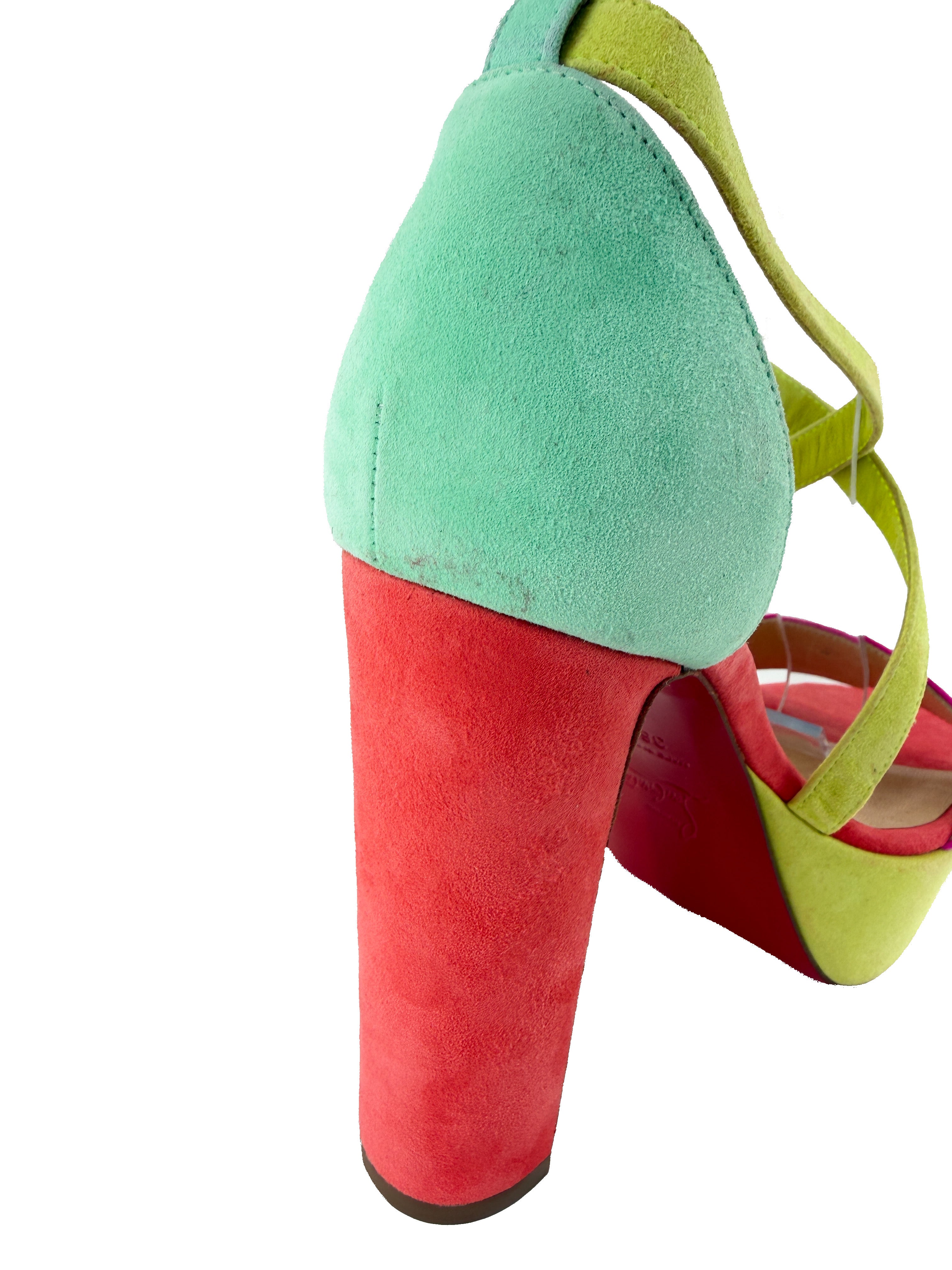 Christian Louboutin Loubi Bee Alta 130MM size 36.5 BOX