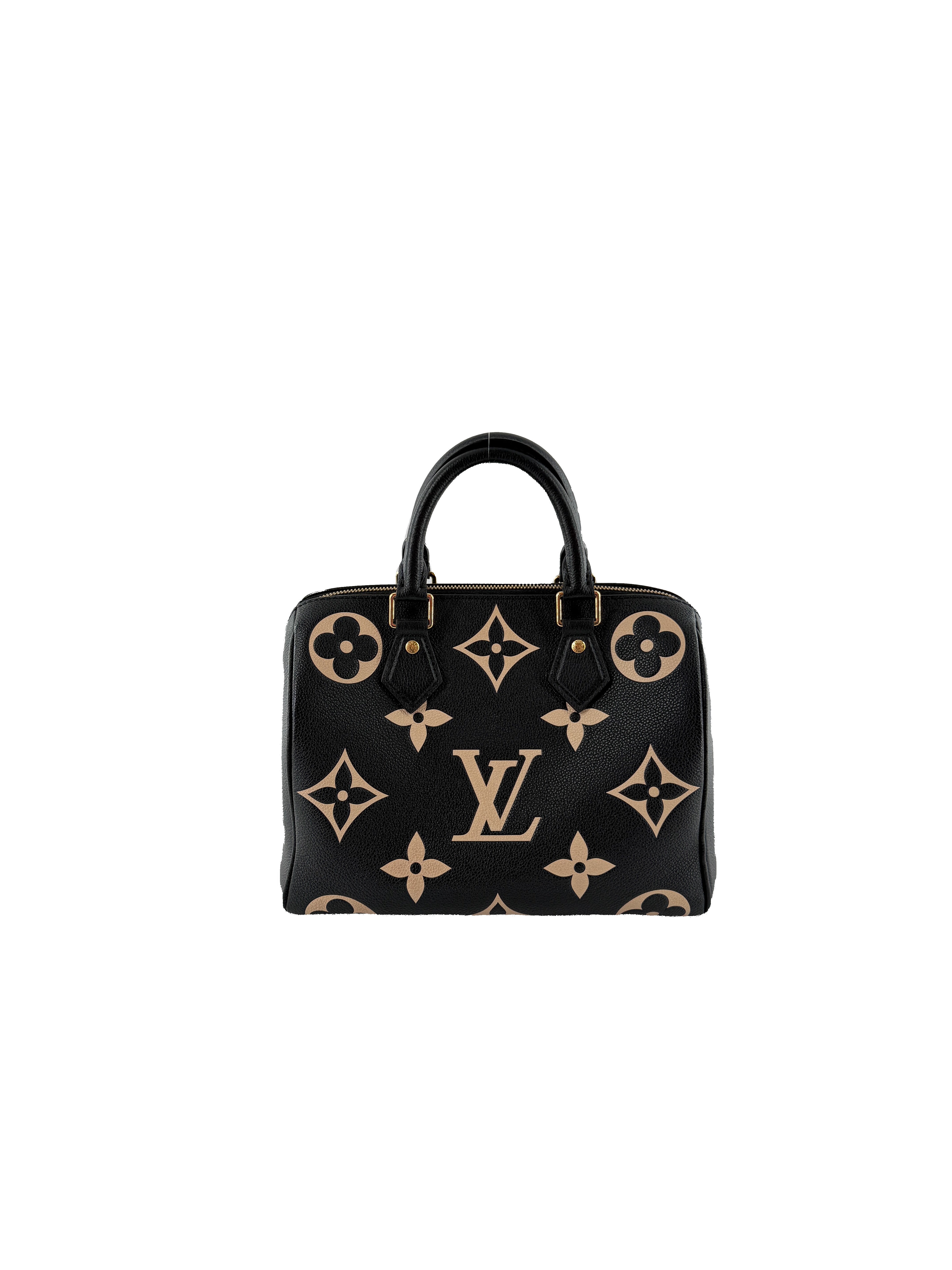 Louis Vuitton Giant Monogram Seedy 25 Bandouliere black/beige NFC - My Girlfriend's Wardrobe LLC