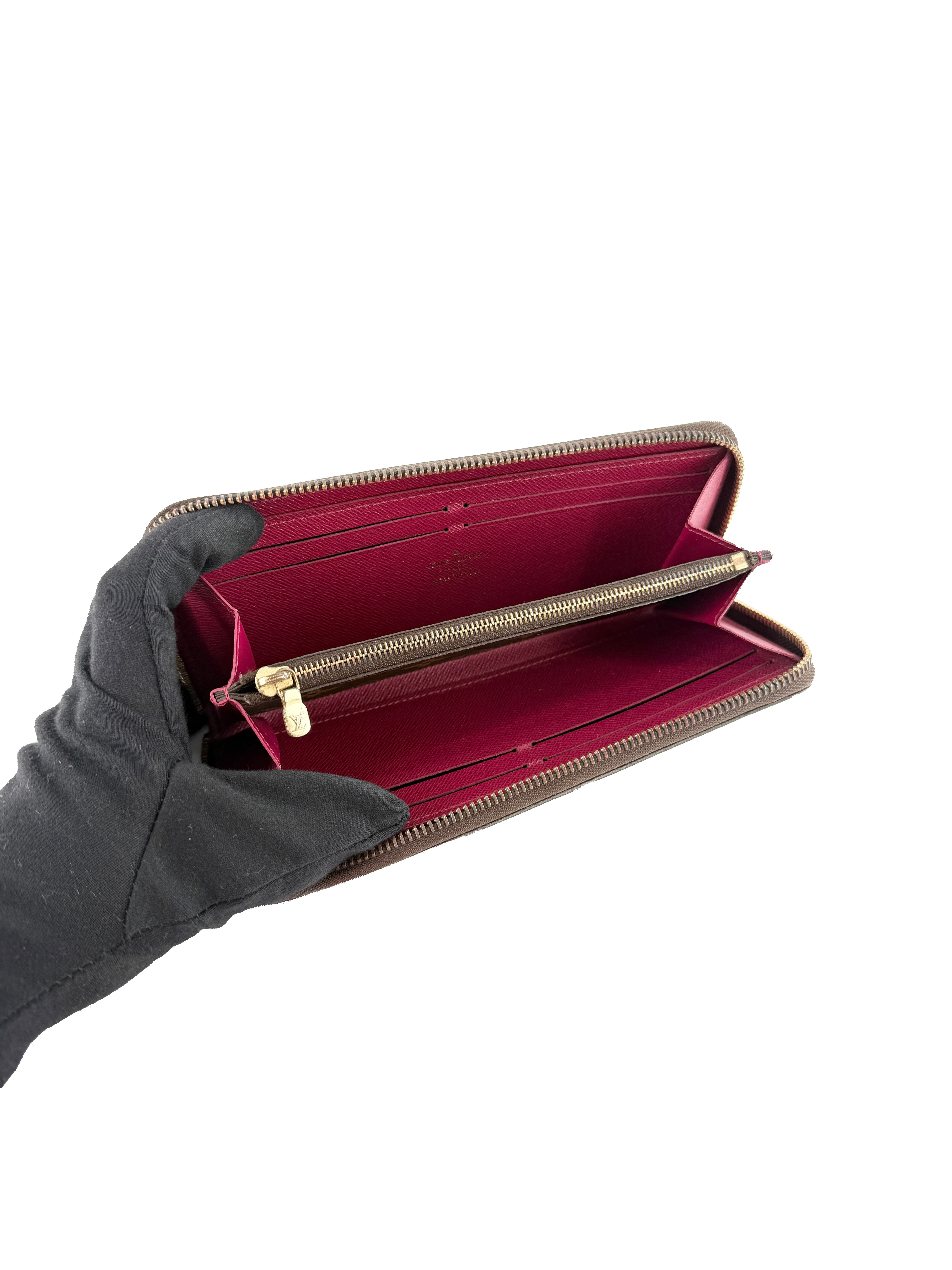 Louis Vuitton monogram Clemence wallet berry SP4197