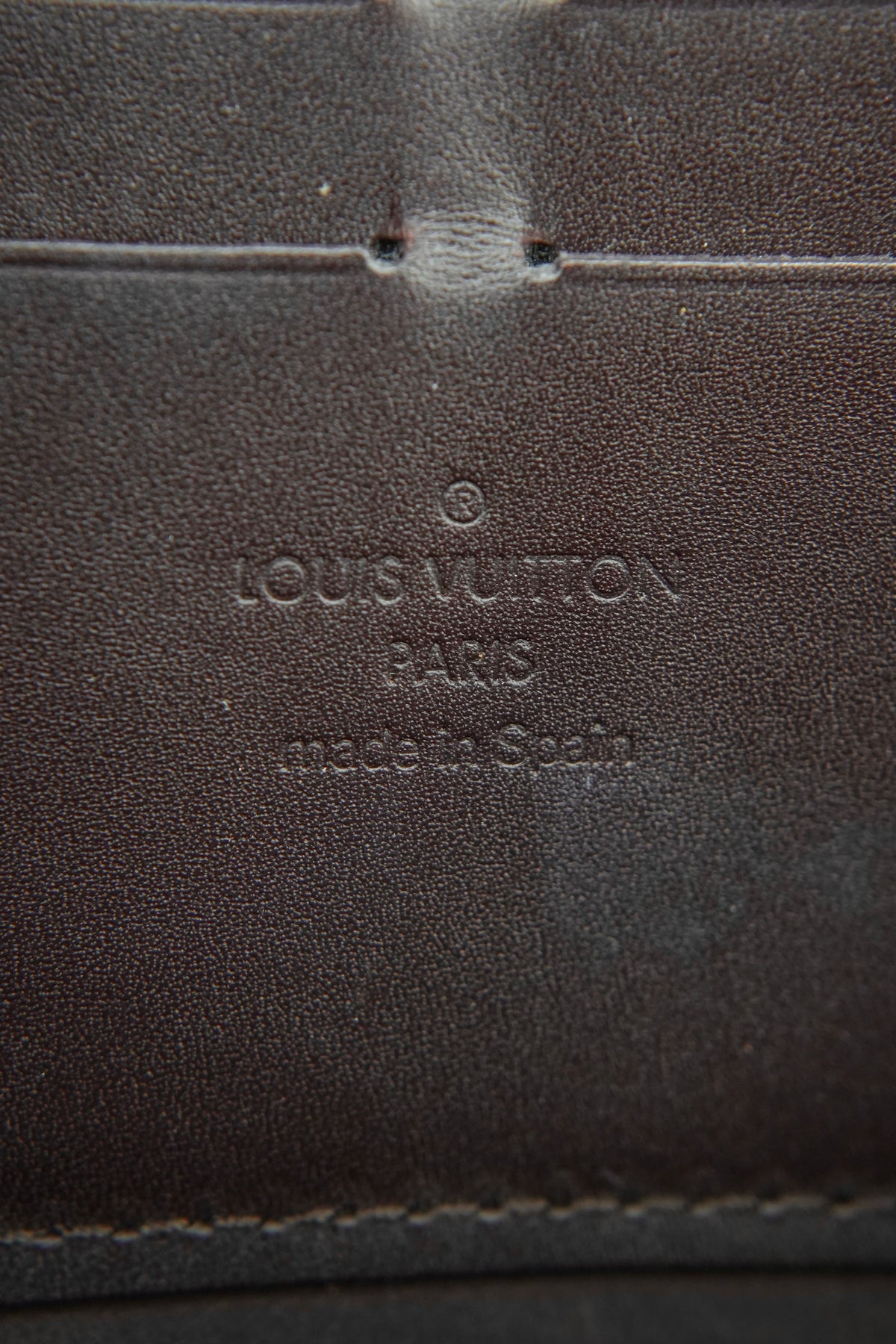Louis Vuitton burgundy vernis zippy wallet CA9049